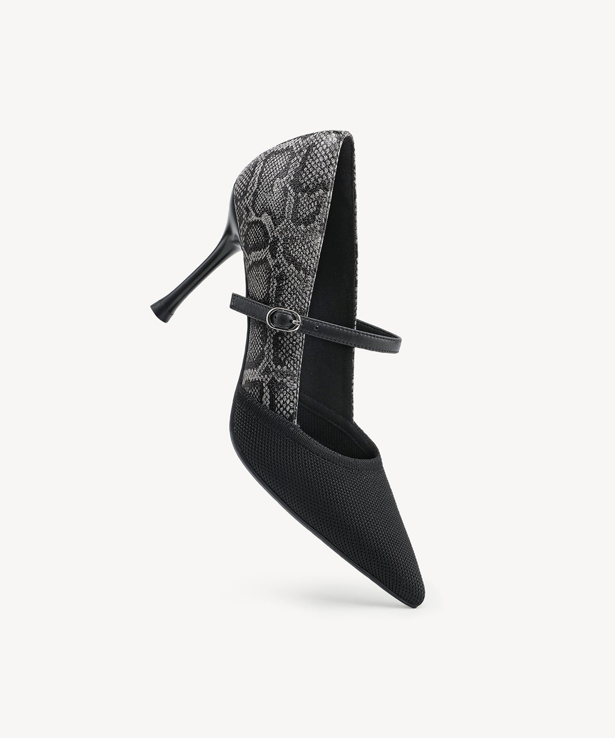 Bicolor Grace Pointed Toe Heeled Pump