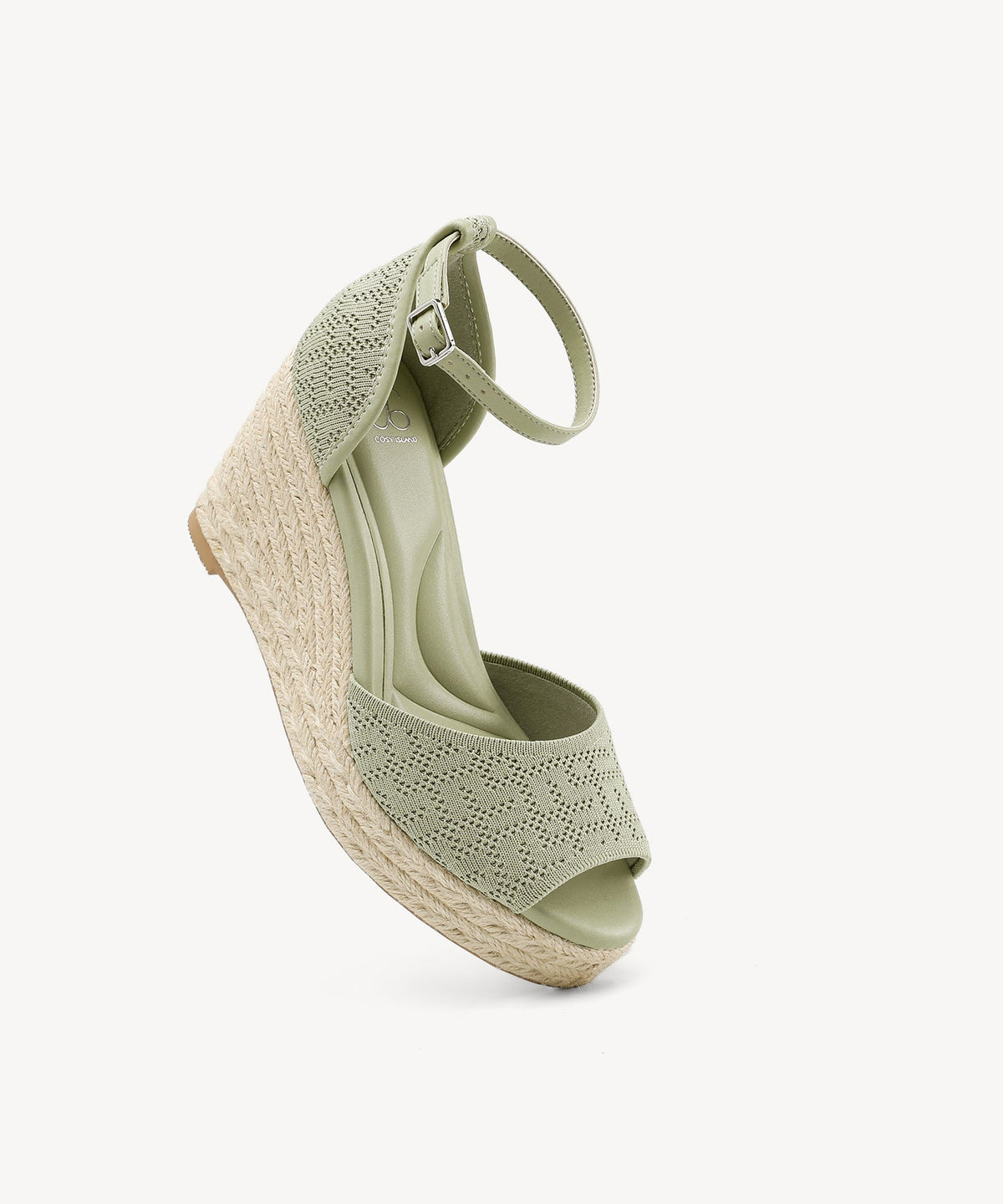 Commute Espadrilles Round Toe Wedge Sandal