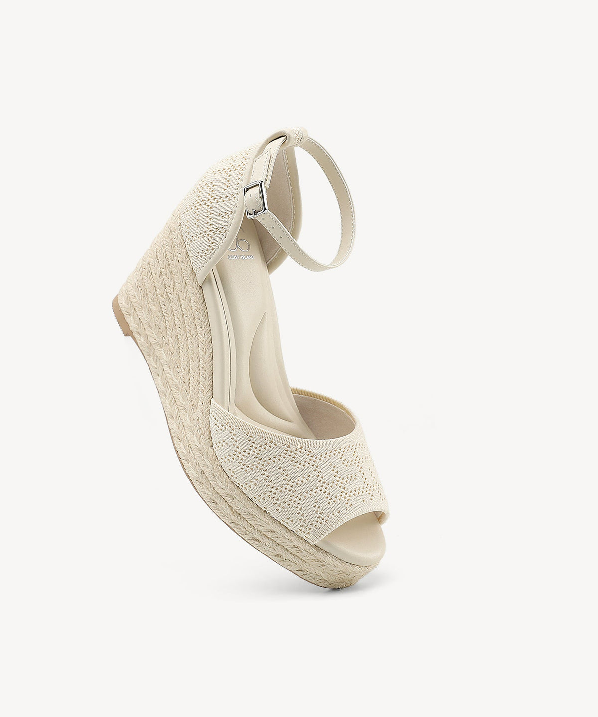 Commute Espadrilles Round Toe Wedge Sandal