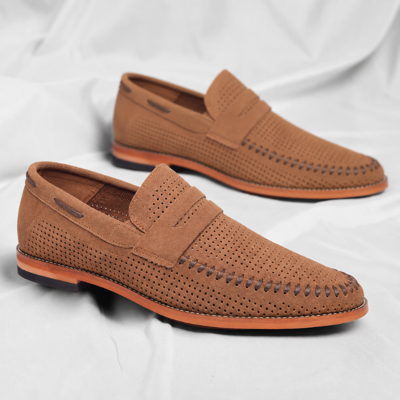 Firenze Suede Penny Loafers