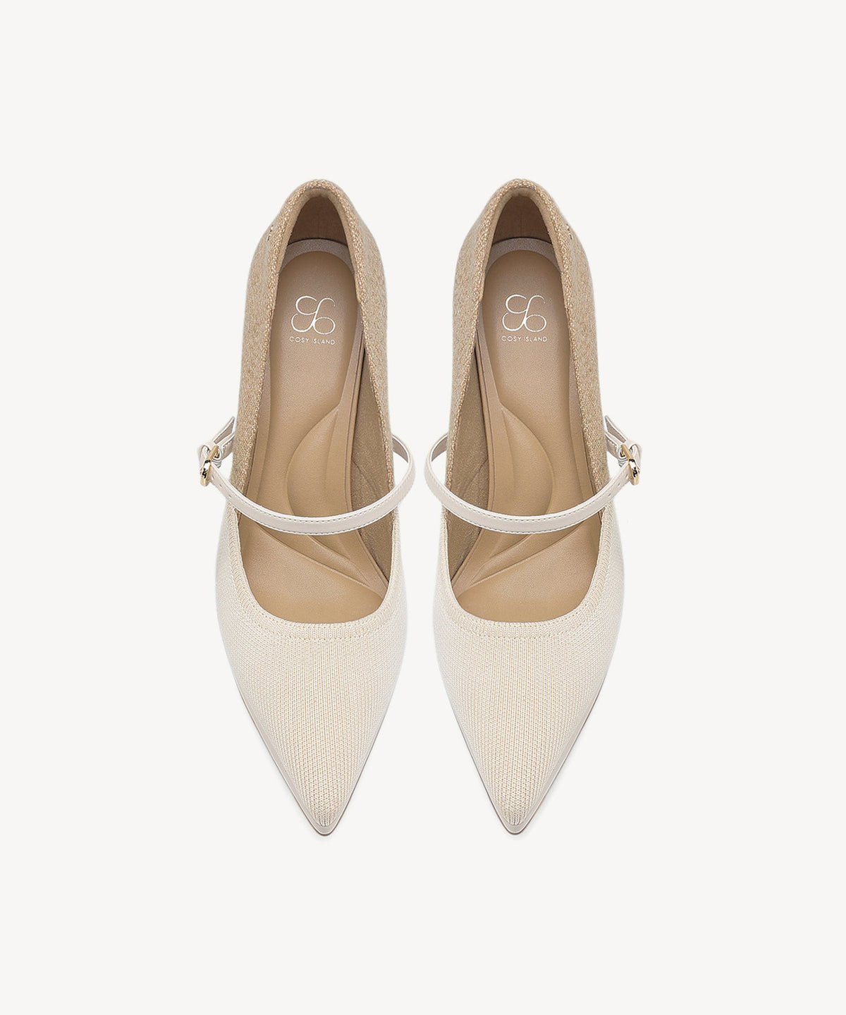 StyleFlex Duet Pointed Toe Heeled Platform Pump
