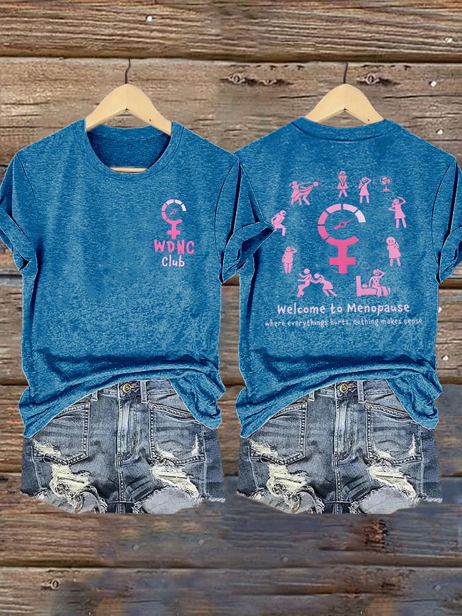 Women's WDNC Menopause and Perimenopause Print T-Shirt