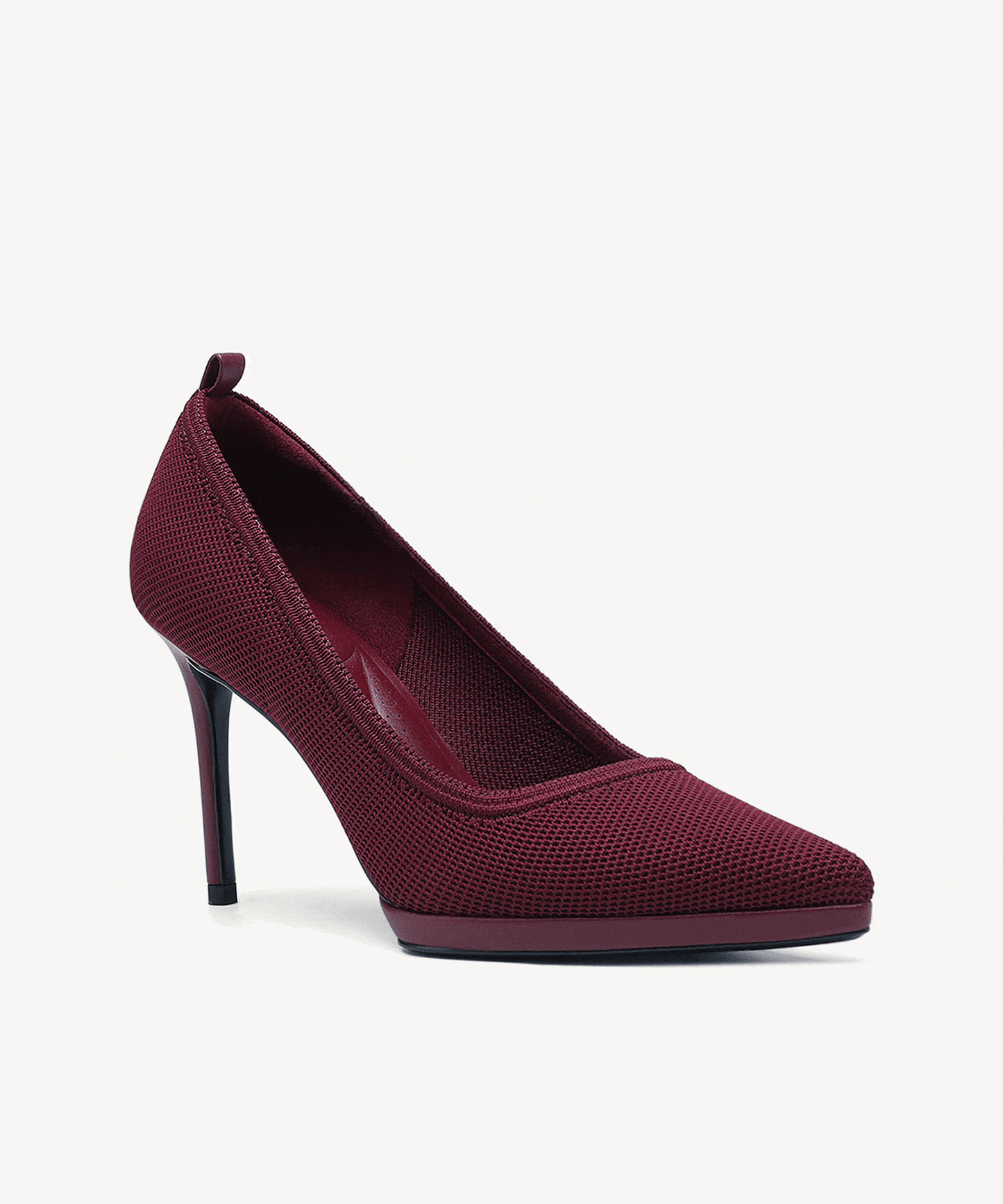 DeltaVista Pointed Toe Heeled Platform Pump