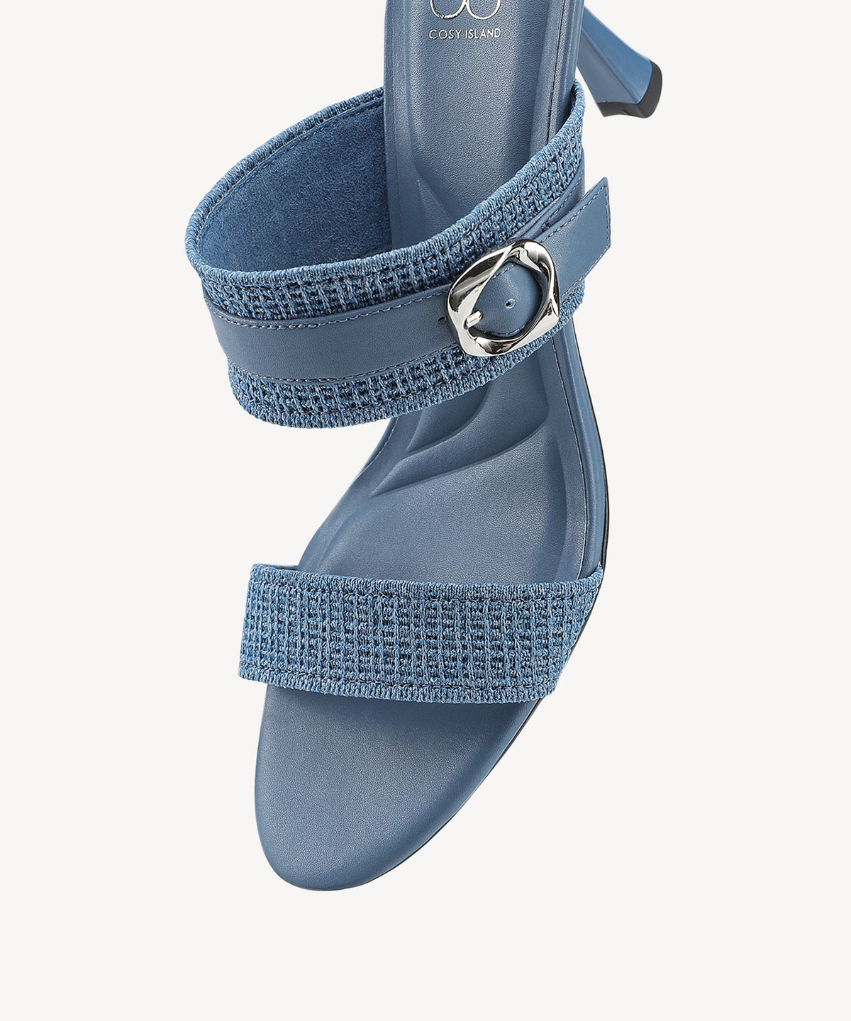 GildGlide Buckle Stiletto Double Strap Sandal