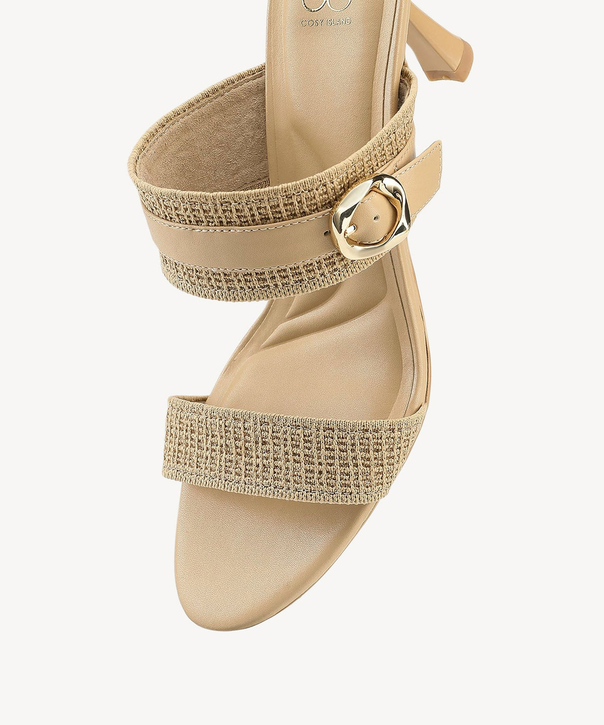 GildGlide Buckle Stiletto Double Strap Sandal