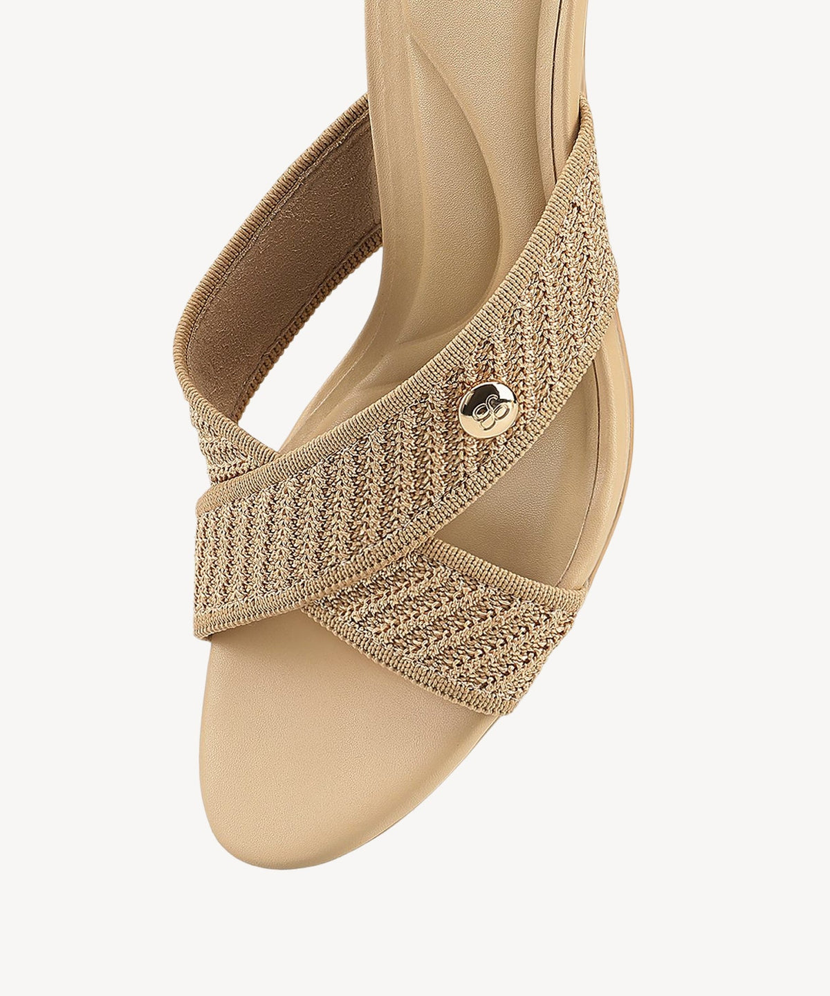 CrossLoom Open-Toe Stiletto Heeled Sandal