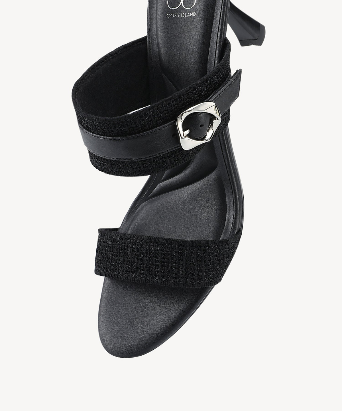 GildGlide Buckle Stiletto Double Strap Sandal
