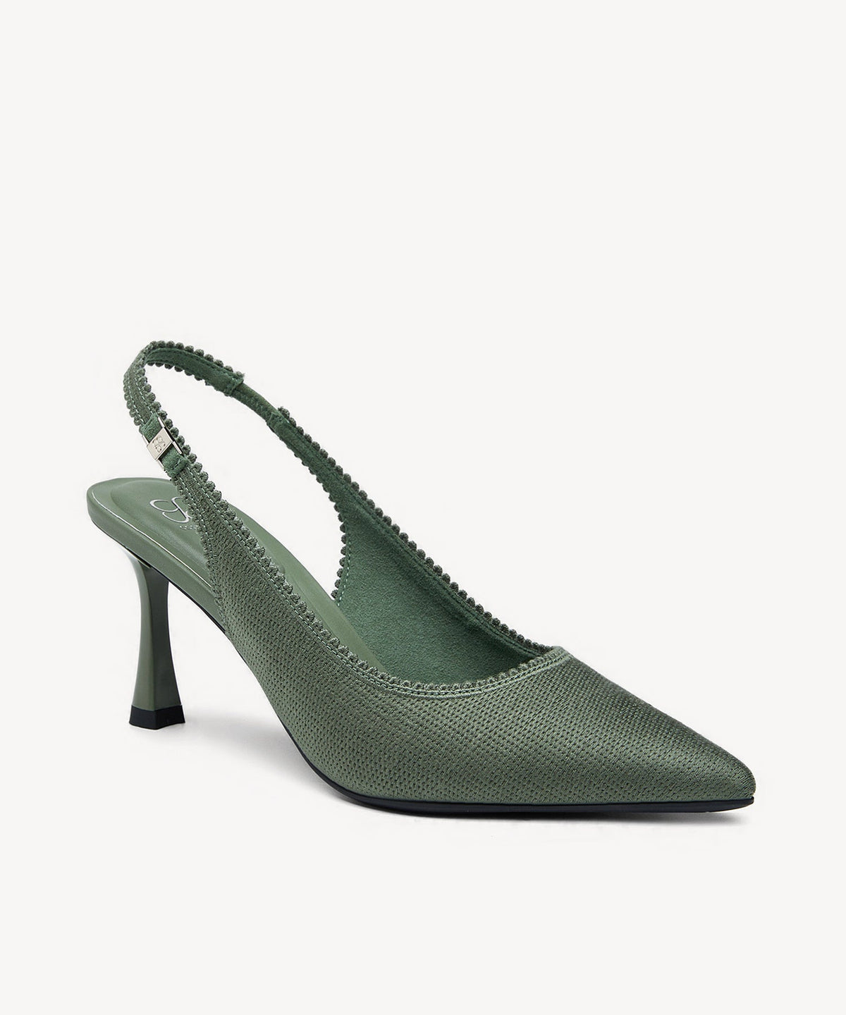EmbroDance Elegant Stiletto Heeled Slingback
