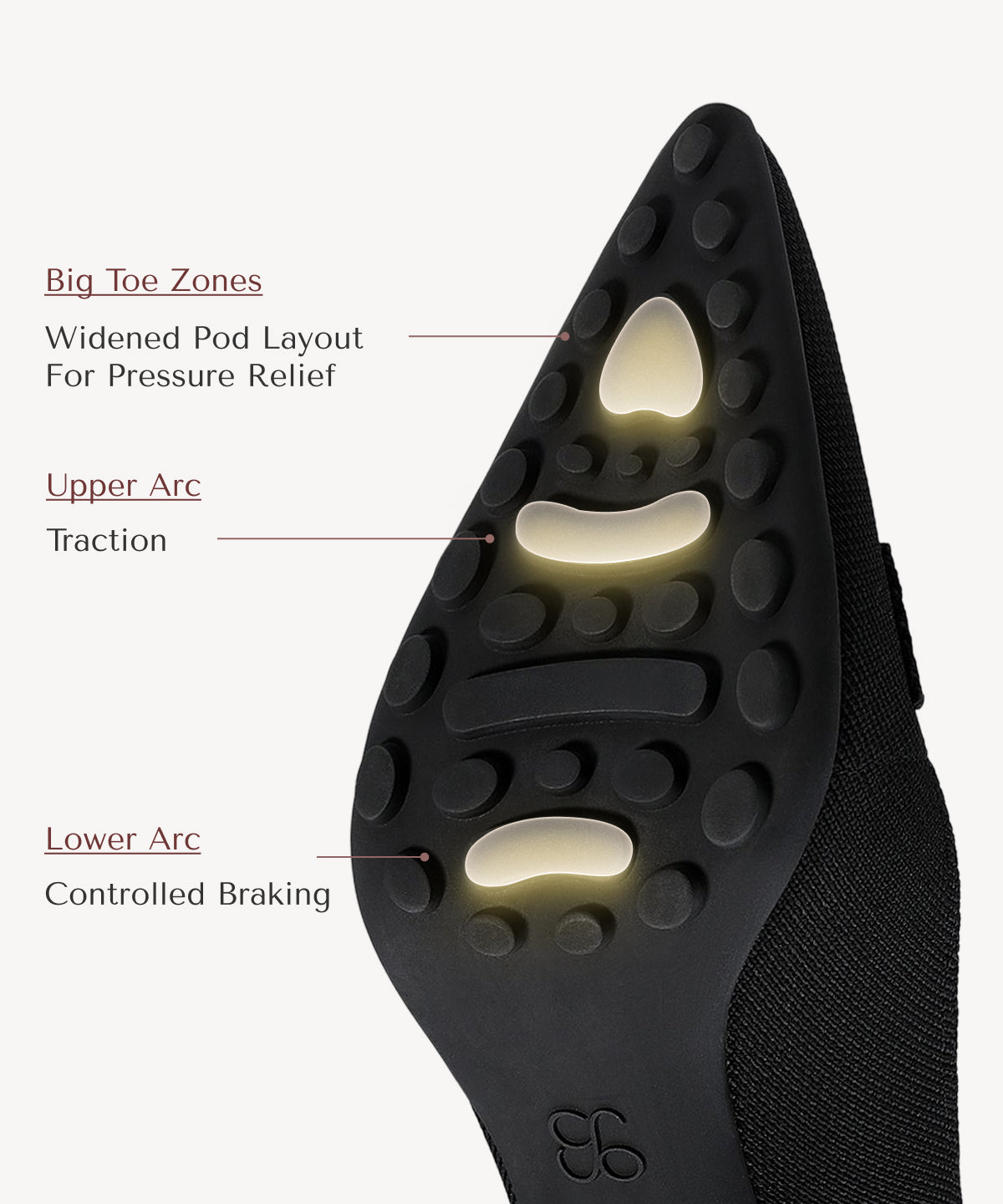 SoftBounce Pointed Toe Heeled Penny Pump