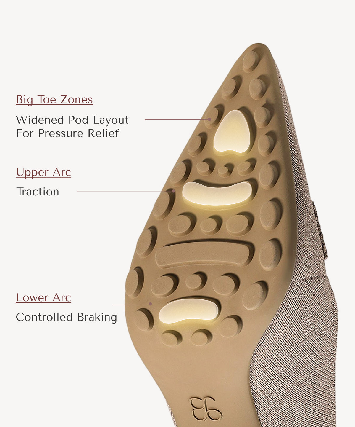 SoftBounce Pointed Toe Heeled Penny Pump