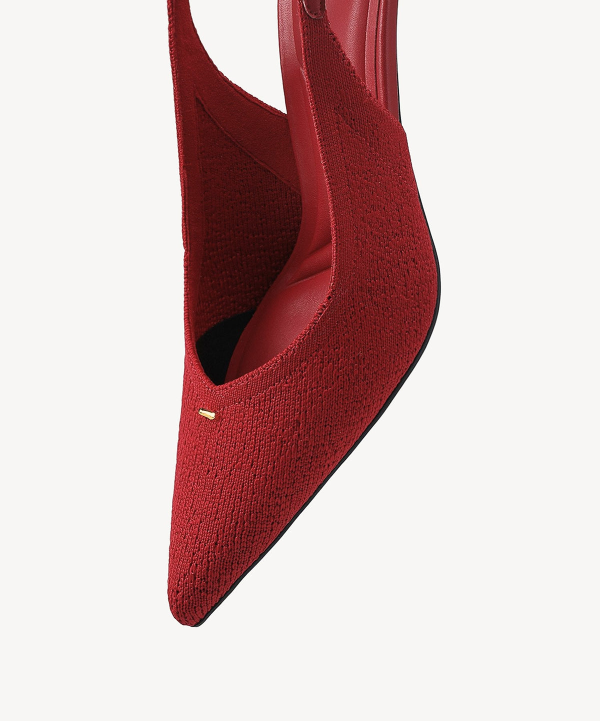 Contour V-Luxe Pointed Toe Heeled Slingback