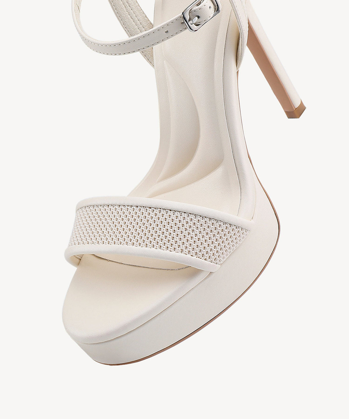 DenimLoft Strapped Platform Heeled Sandal