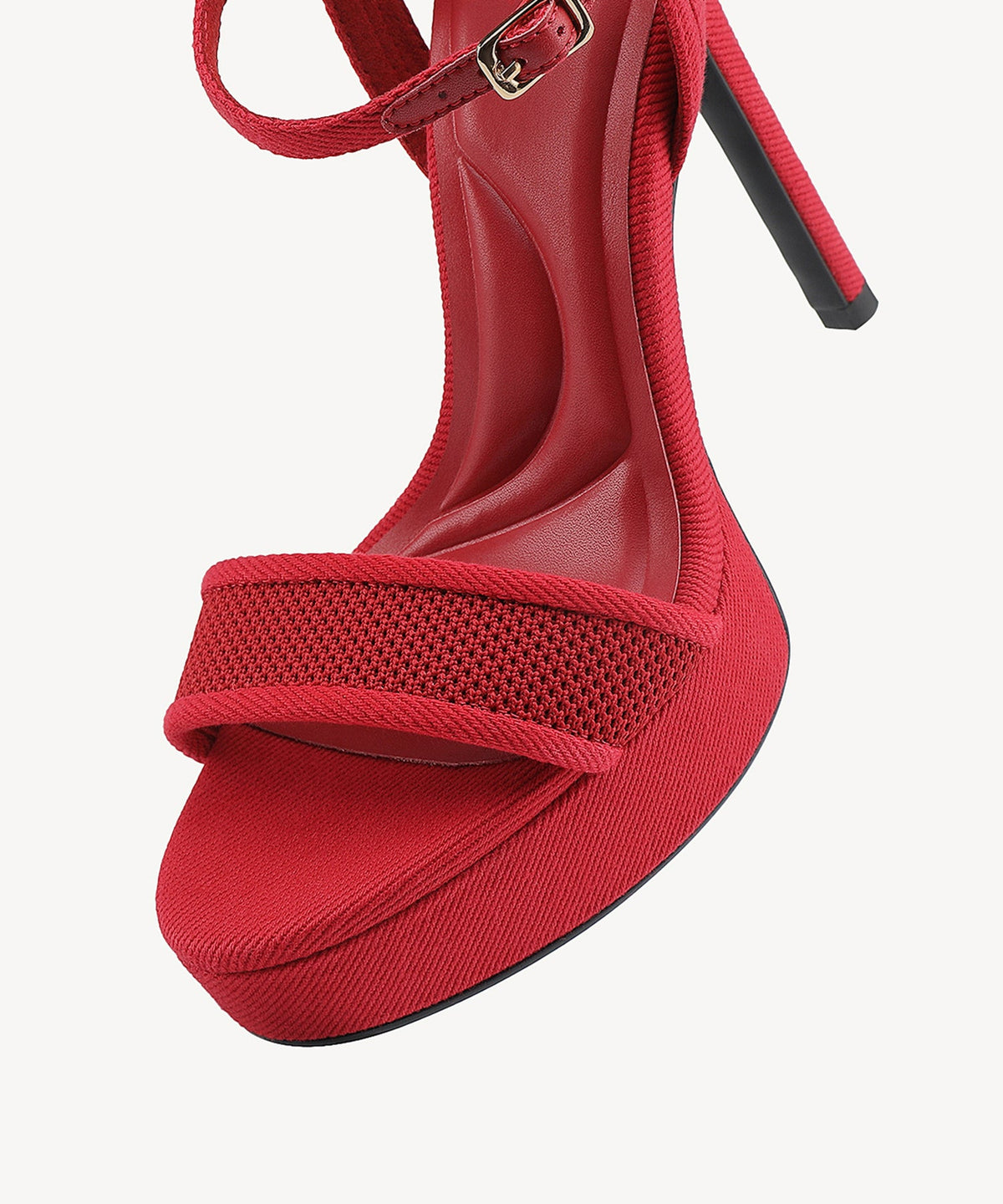 DenimLoft Strapped Platform Heeled Sandal