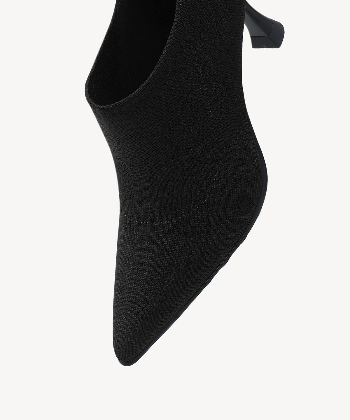 SoftBounce V-Knit Pointed Toe Stiletto Bootie