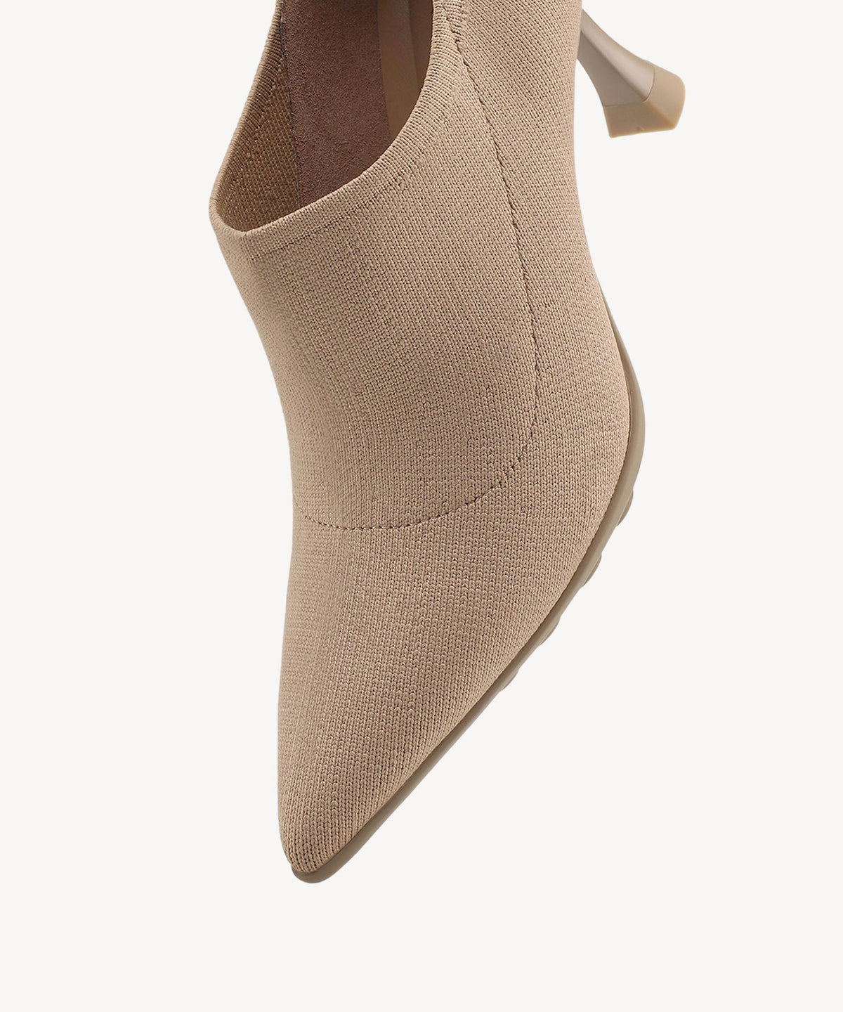 SoftBounce V-Knit Pointed Toe Stiletto Bootie