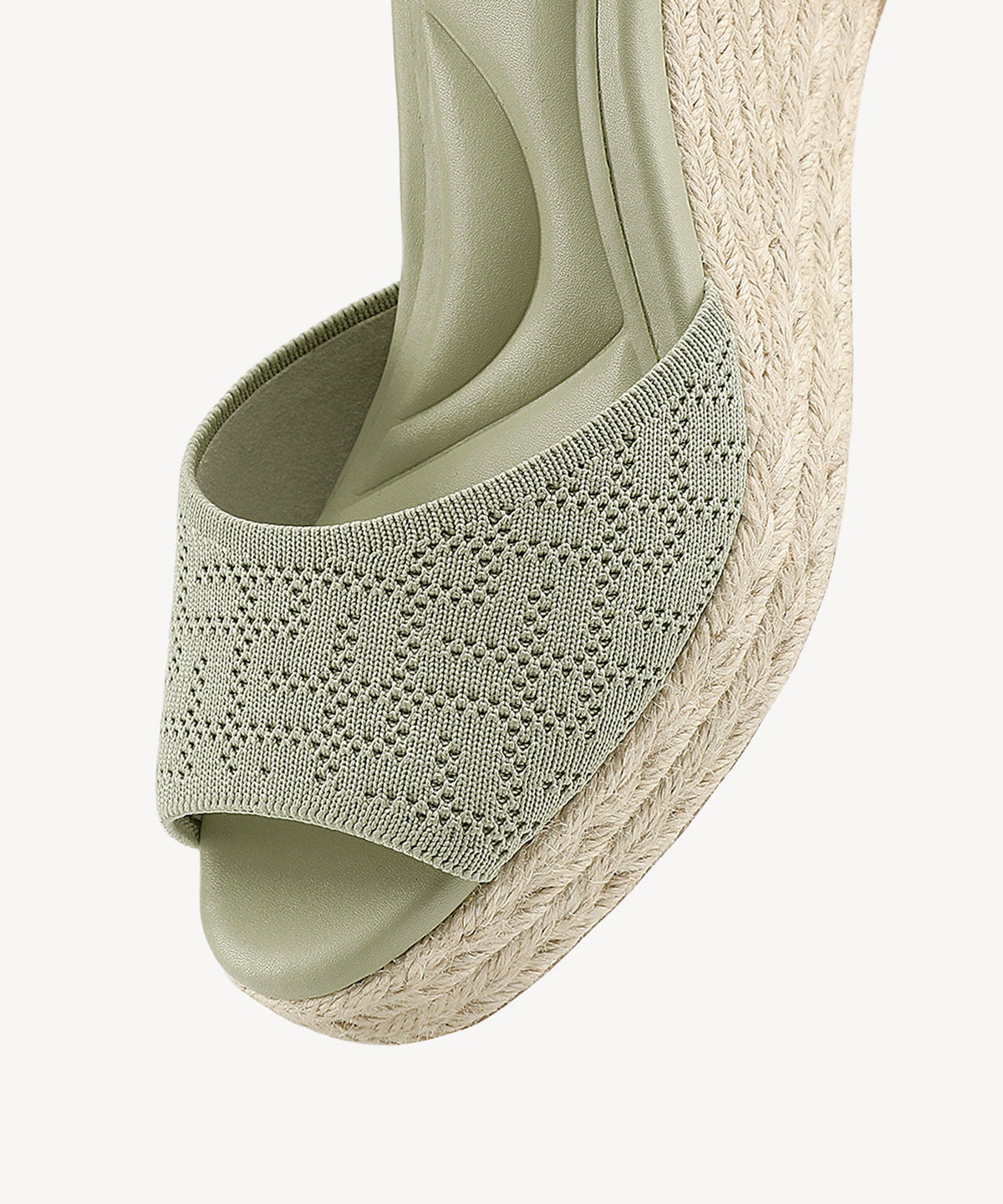 Commute Espadrilles Round Toe Wedge Sandal