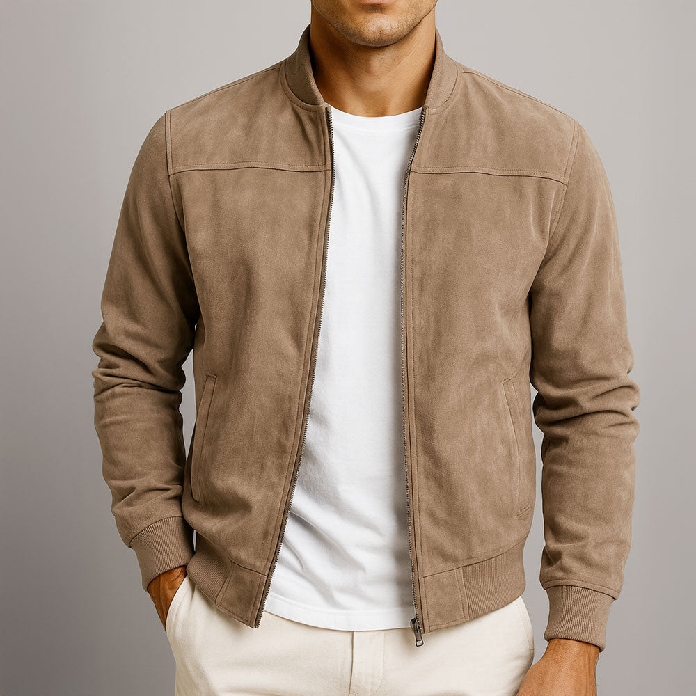 Mario | Chaqueta Efecto Ante