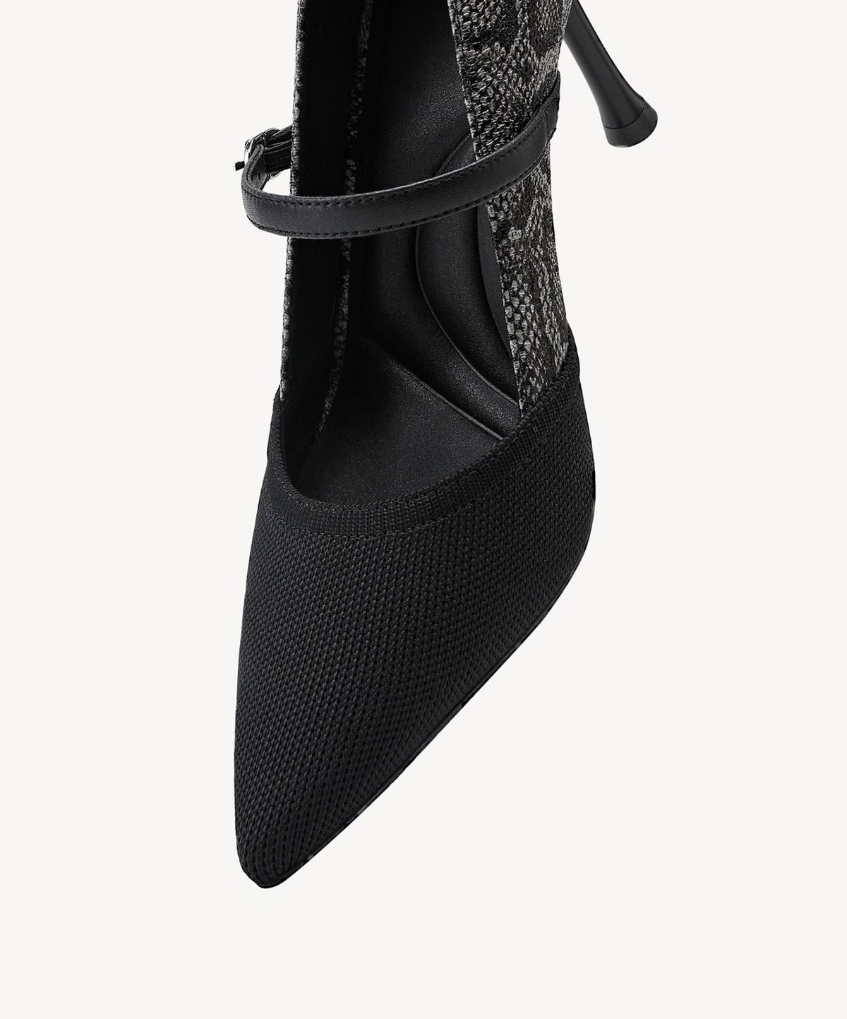 Bicolor Grace Pointed Toe Heeled Pump