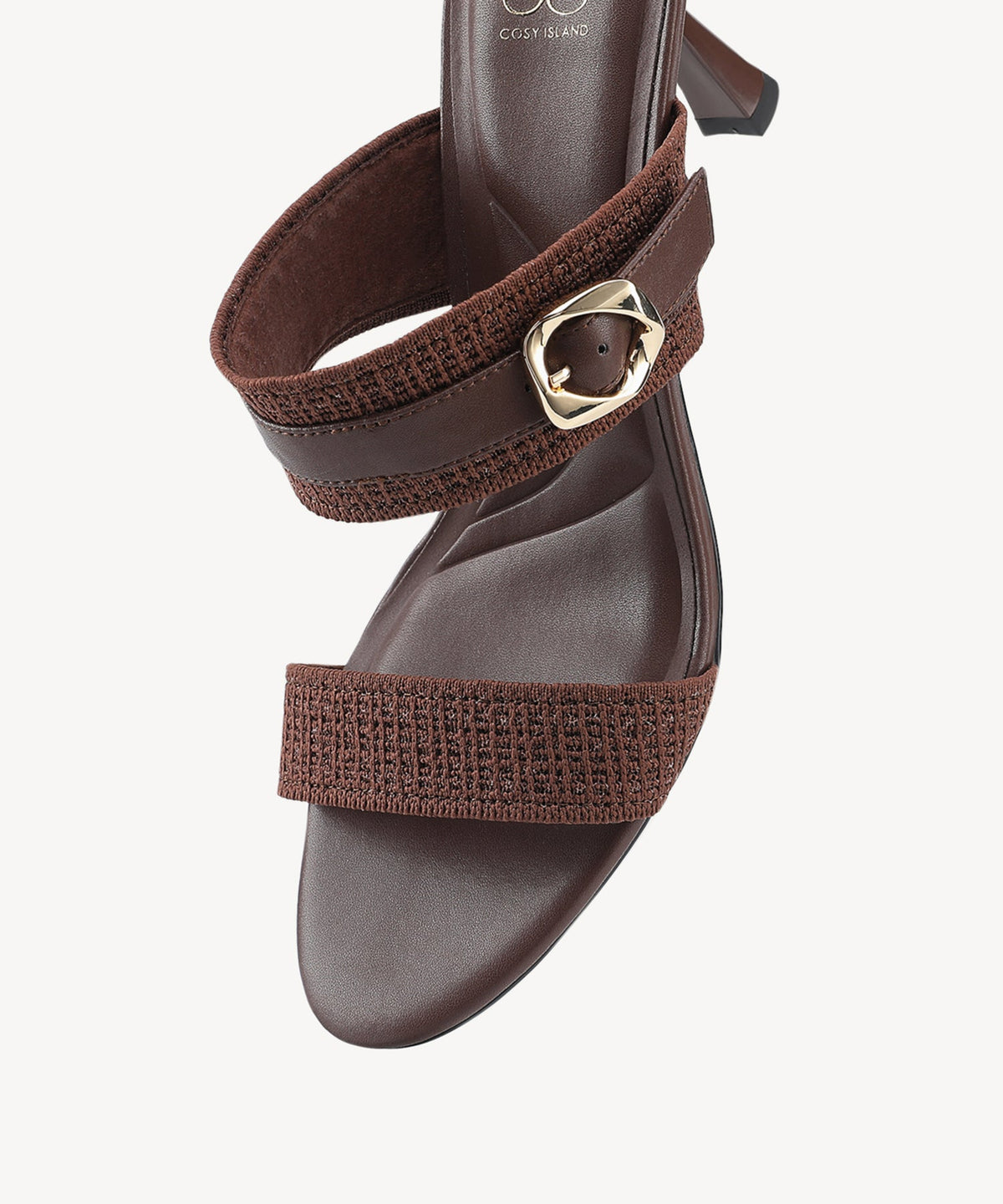 GildGlide Buckle Stiletto Double Strap Sandal