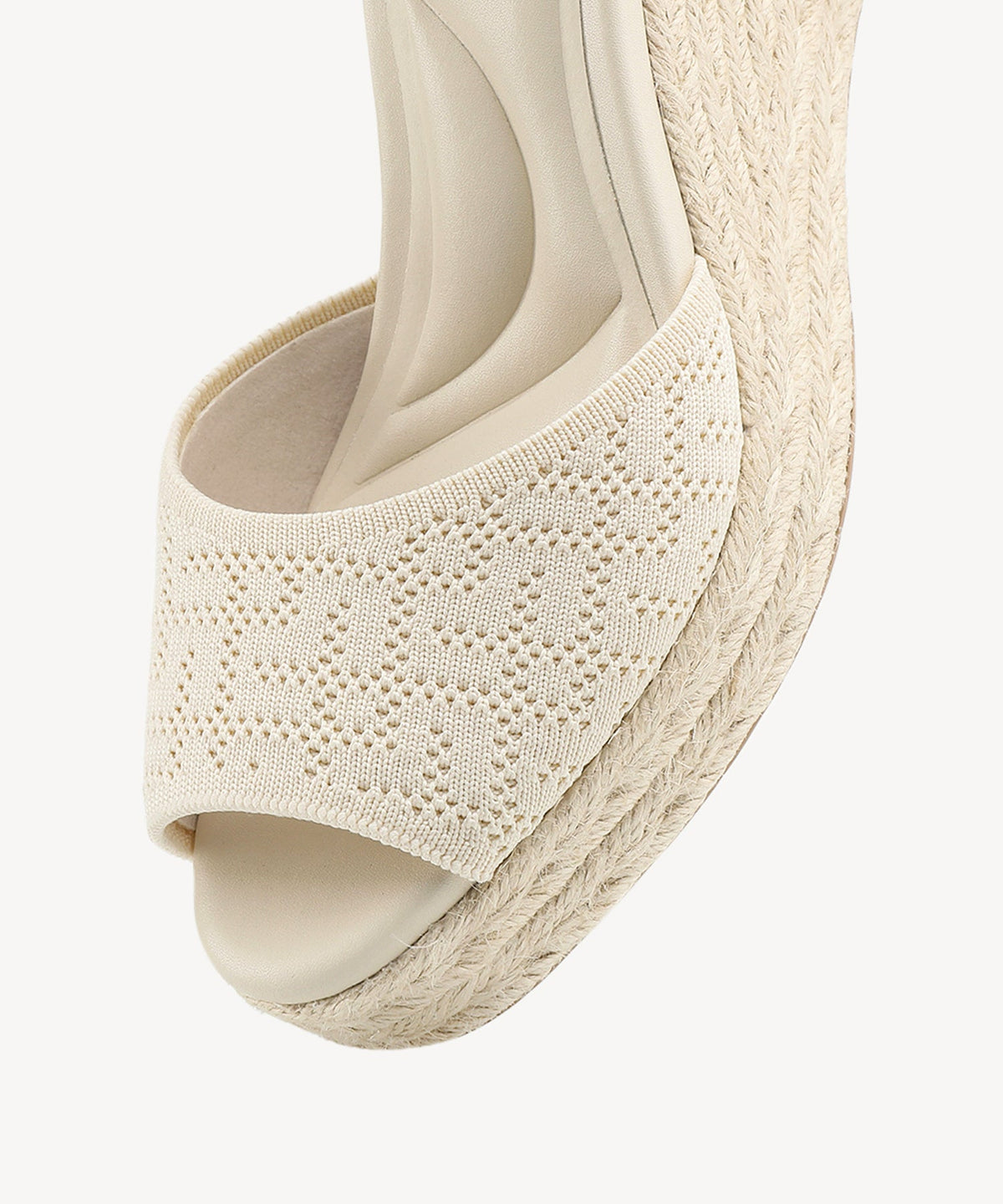 Commute Espadrilles Round Toe Wedge Sandal