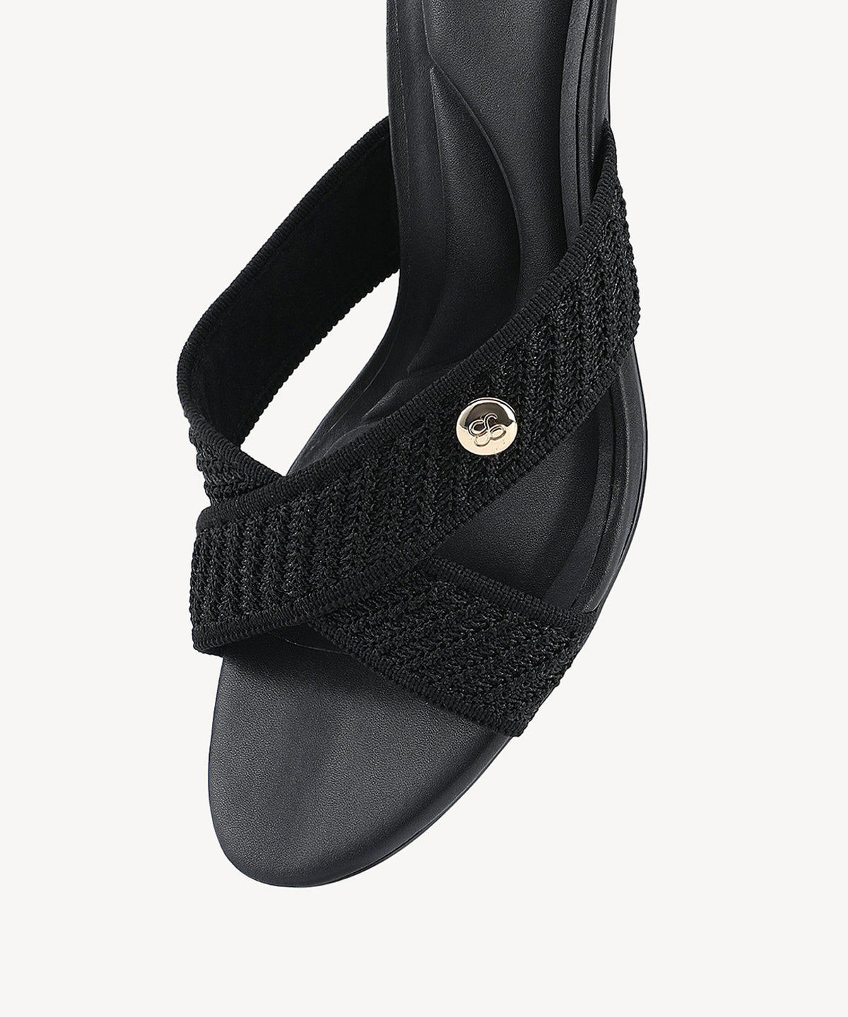 CrossLoom Open-Toe Stiletto Heeled Sandal