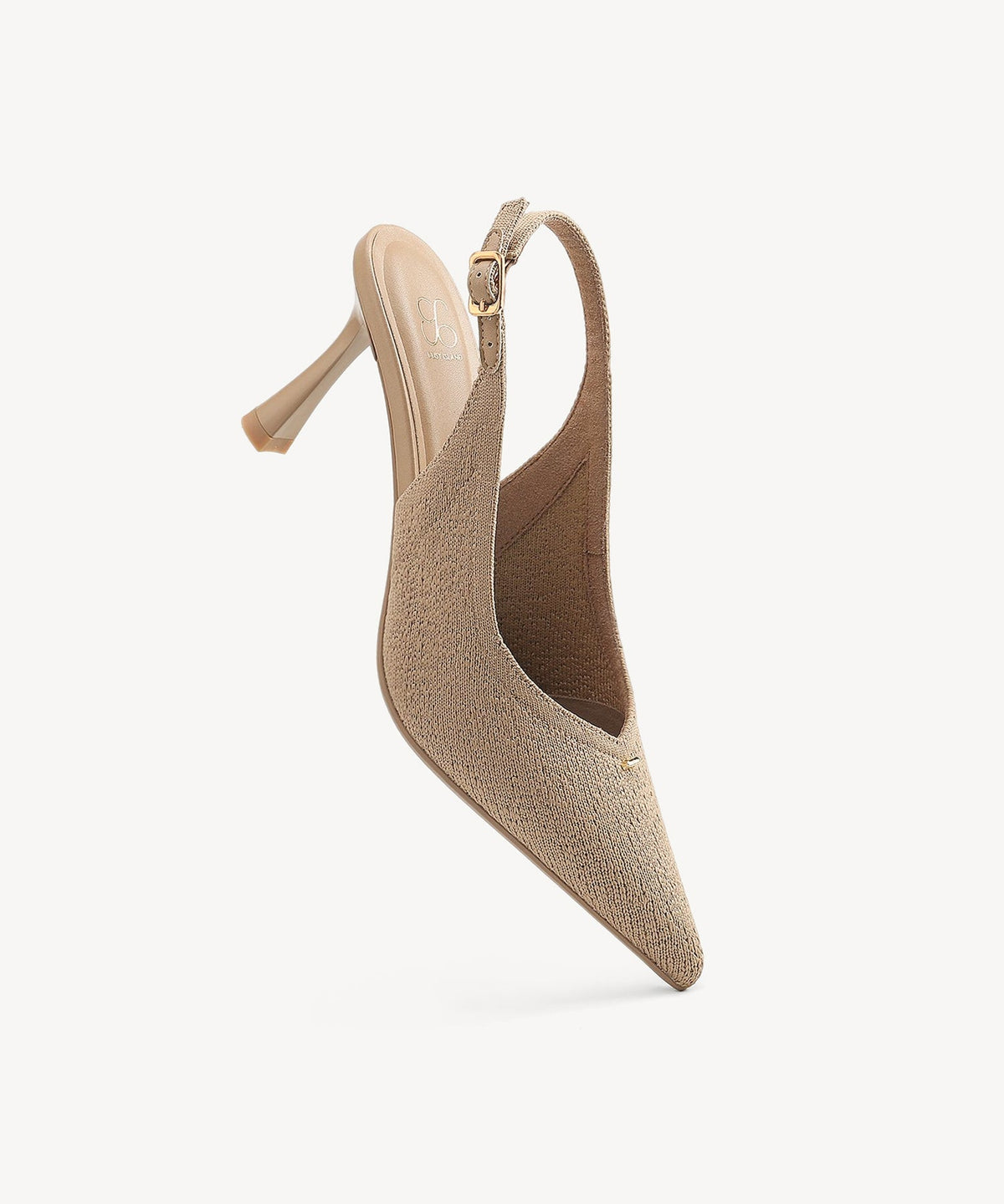 Contour V-Luxe Pointed Toe Heeled Slingback