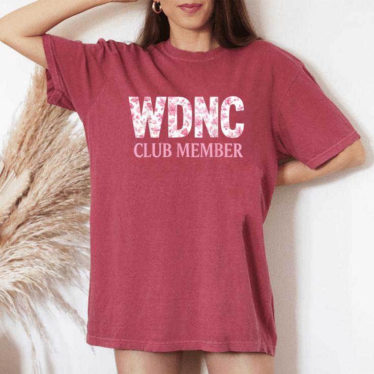 We Do Not Care Club Member Humor Joke Sarcastic Quote Women's Oversized Comfort T-Shirt