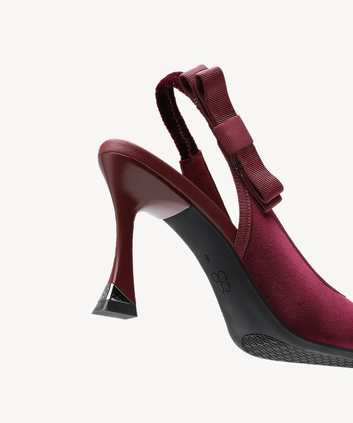 Everlush Velvet Pointed Toe Heeled Slingback