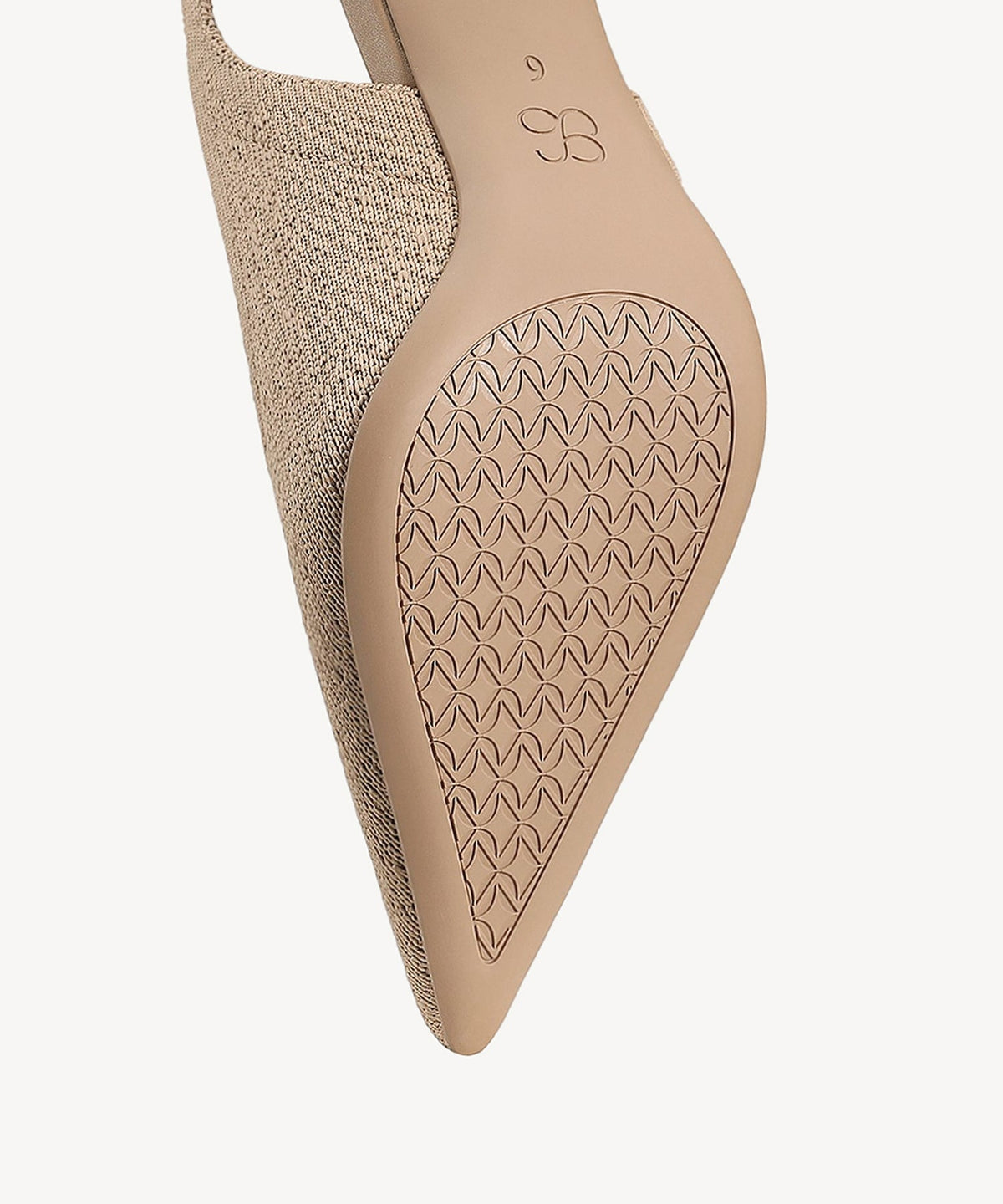 Contour V-Luxe Pointed Toe Heeled Slingback