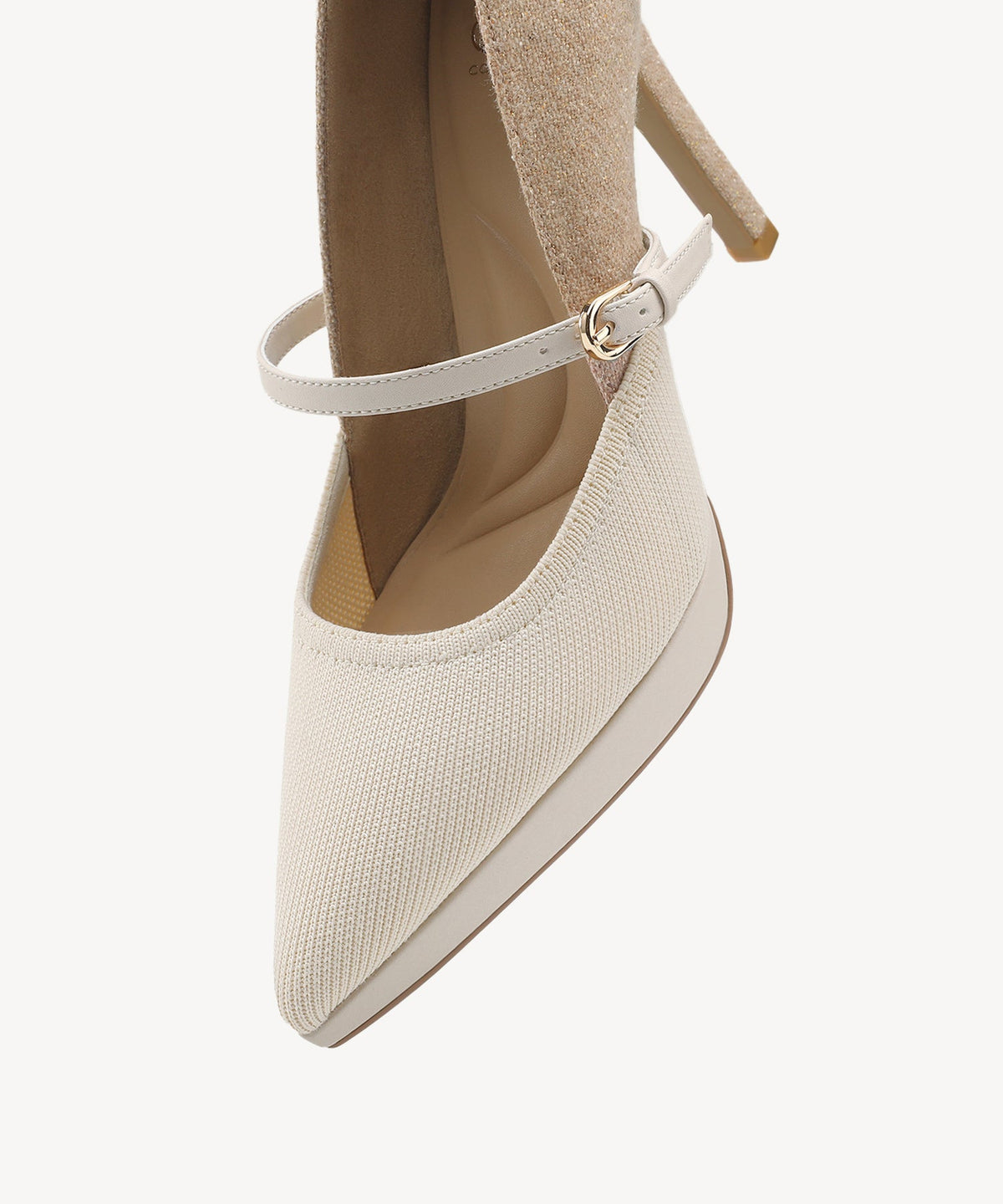 StyleFlex Duet Pointed Toe Heeled Platform Pump