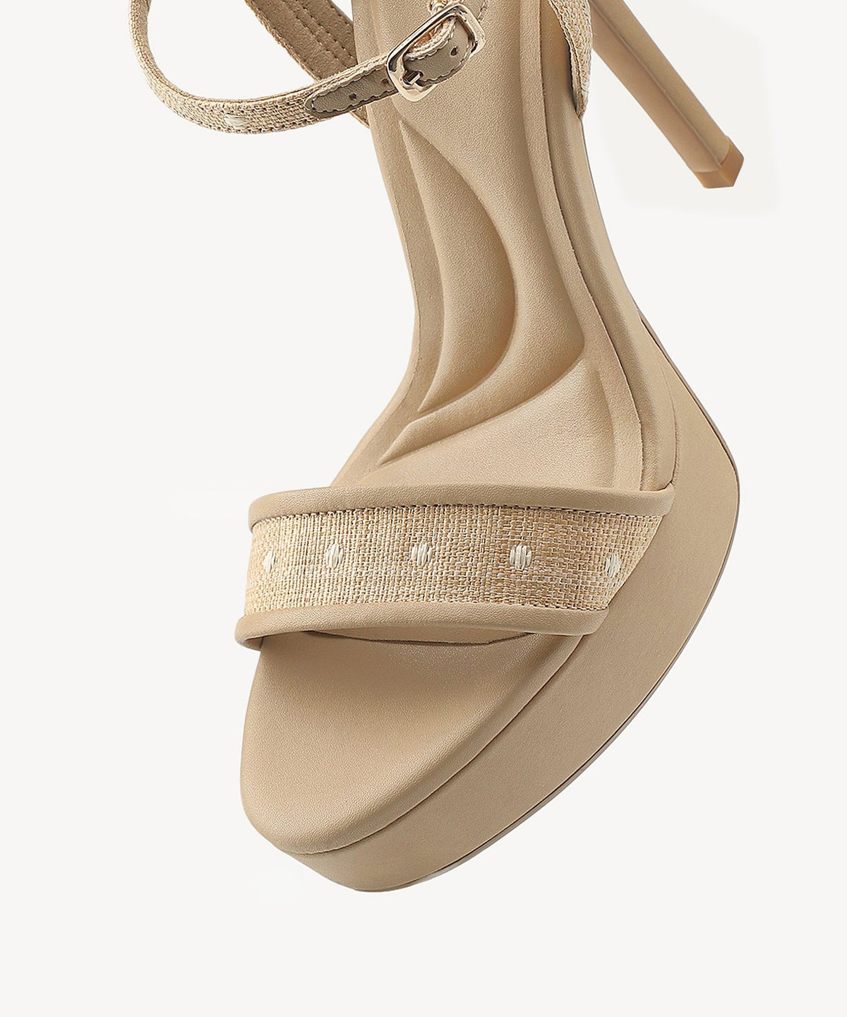 DenimLoft Strapped Platform Heeled Sandal