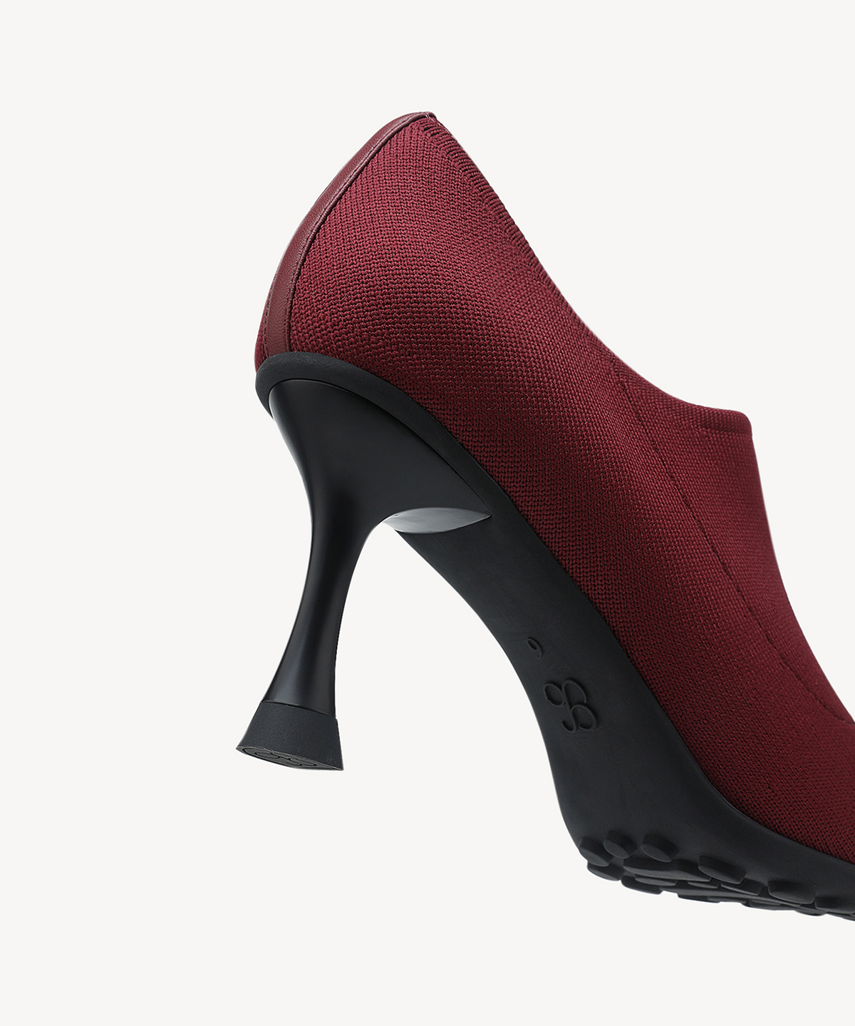 SoftBounce V-Knit Pointed Toe Stiletto Bootie