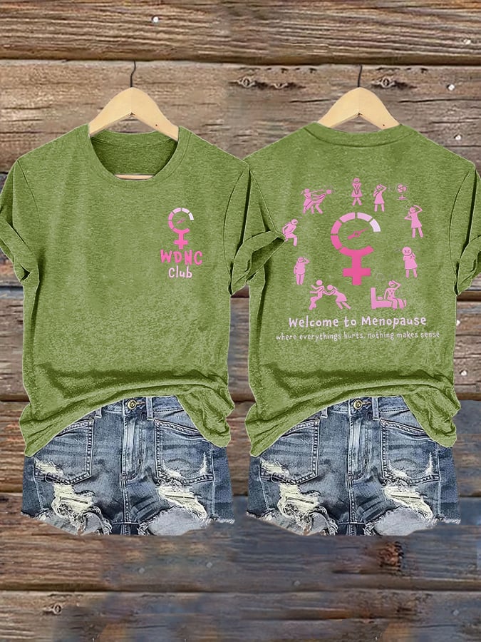 Women's WDNC Menopause and Perimenopause Print T-Shirt