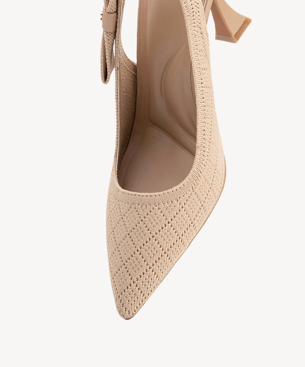 EverLush Bowknot Pointed Toe Heeled Slingback