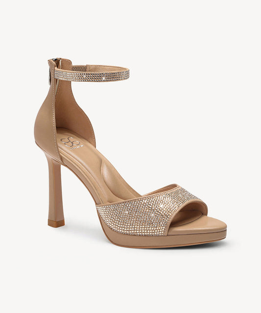 SleekRise Strapped Platform Heeled Sandal