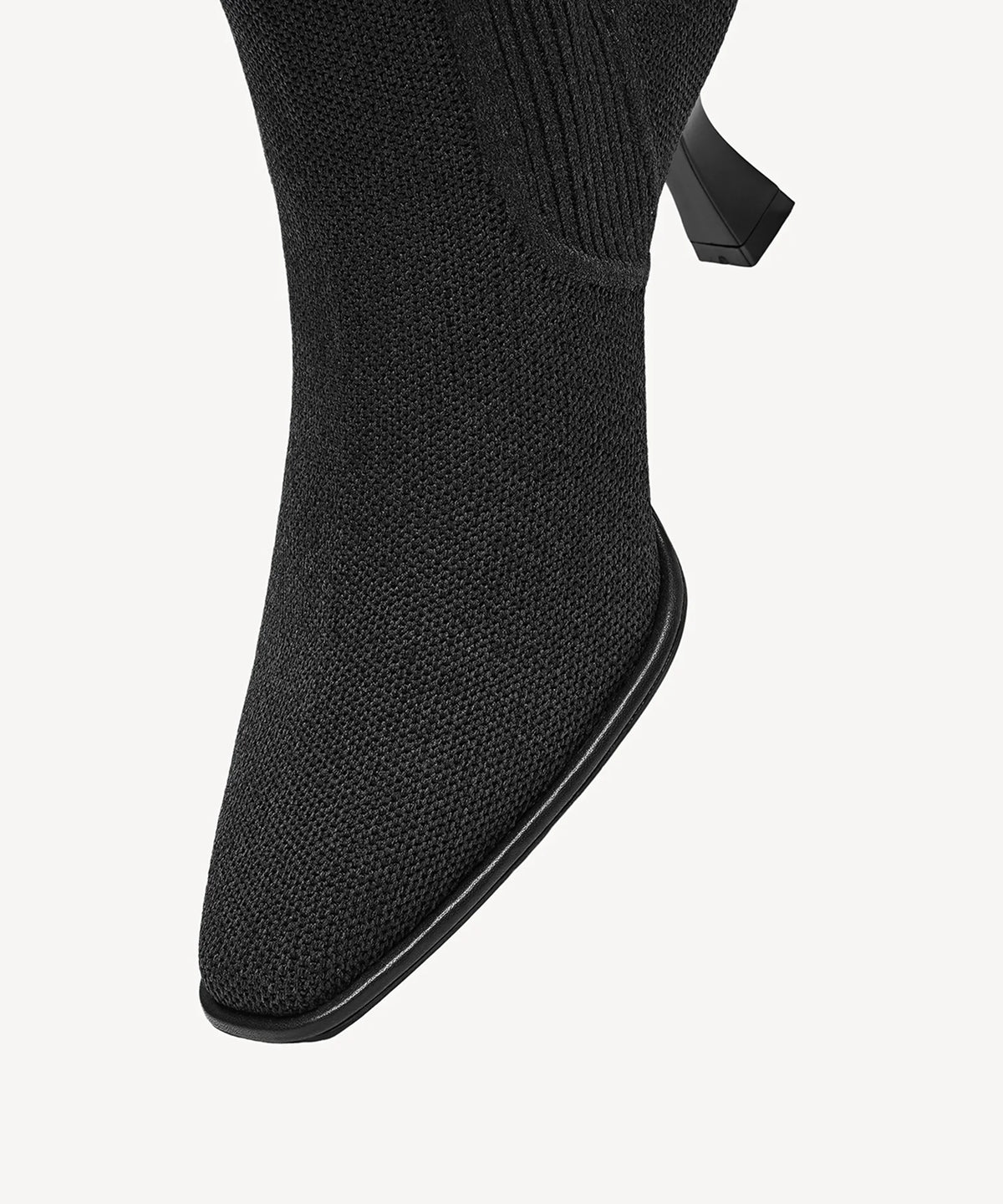 Elegliss Square Toe Sock Ankle Boot