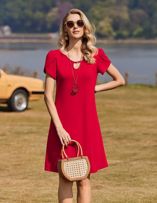 VESTIDO STEPHANE ROJO