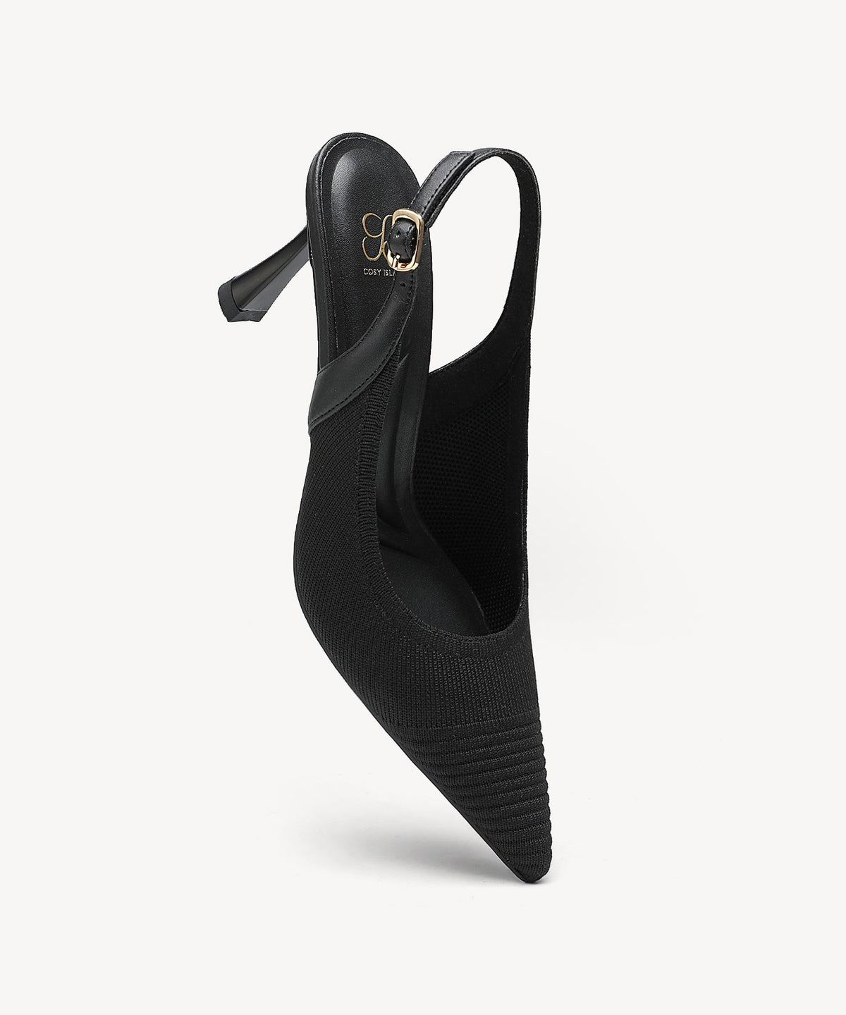 Elegant Ligne Pointed Toe Heeled Slingback