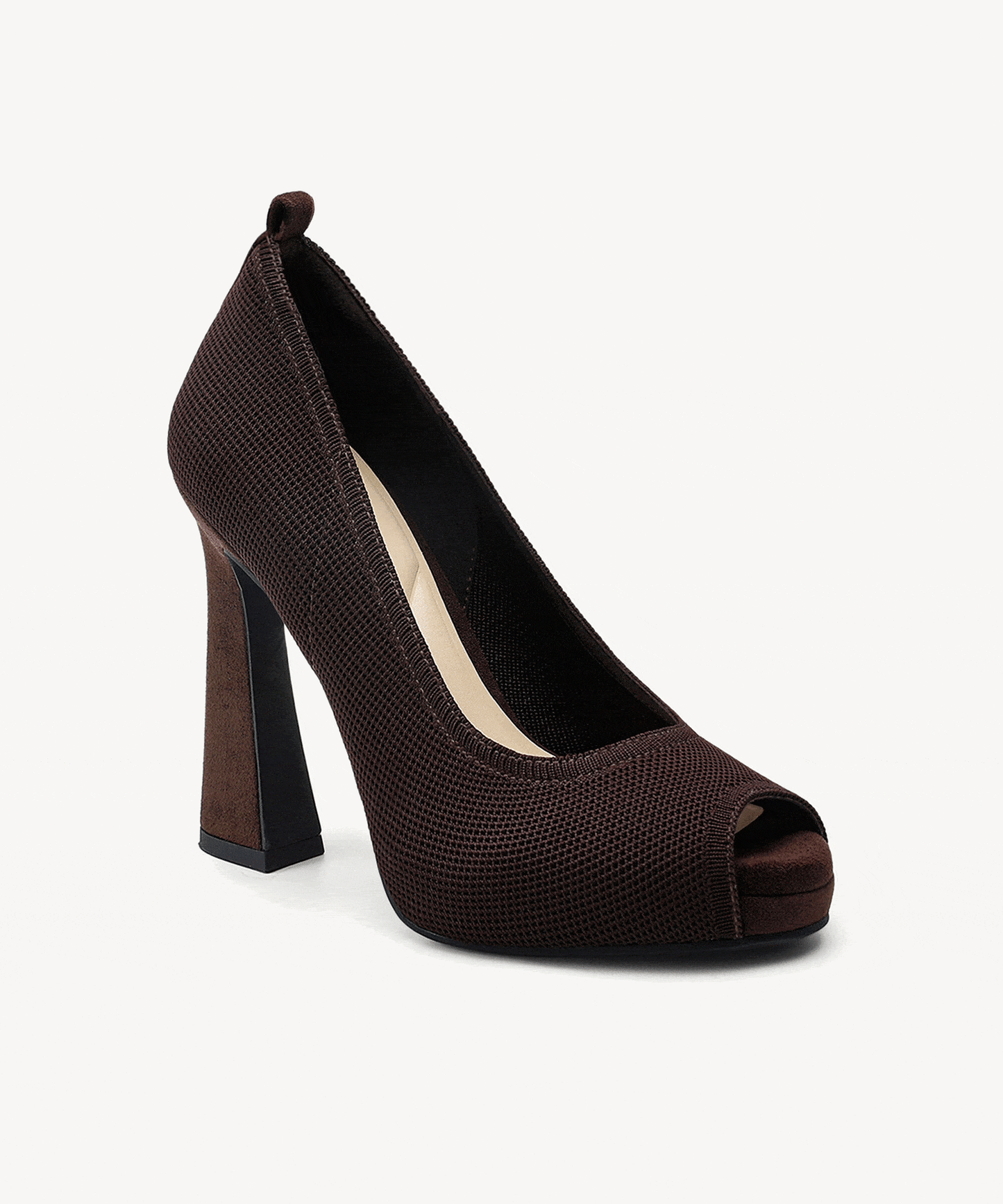 PowerWalk Peep-toe Heeled Pump
