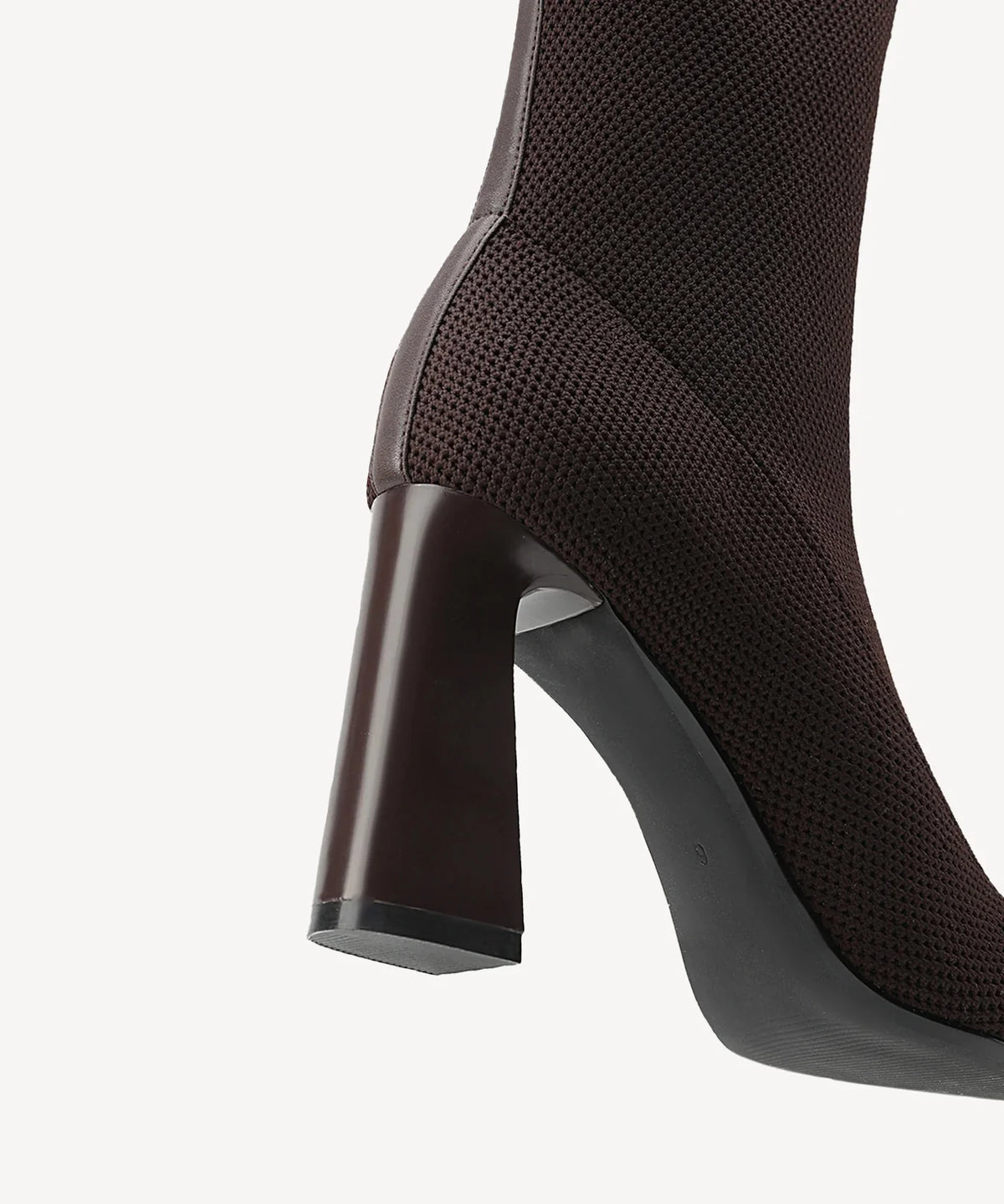 SculptFit Knit Block Heeled Ankle Boot