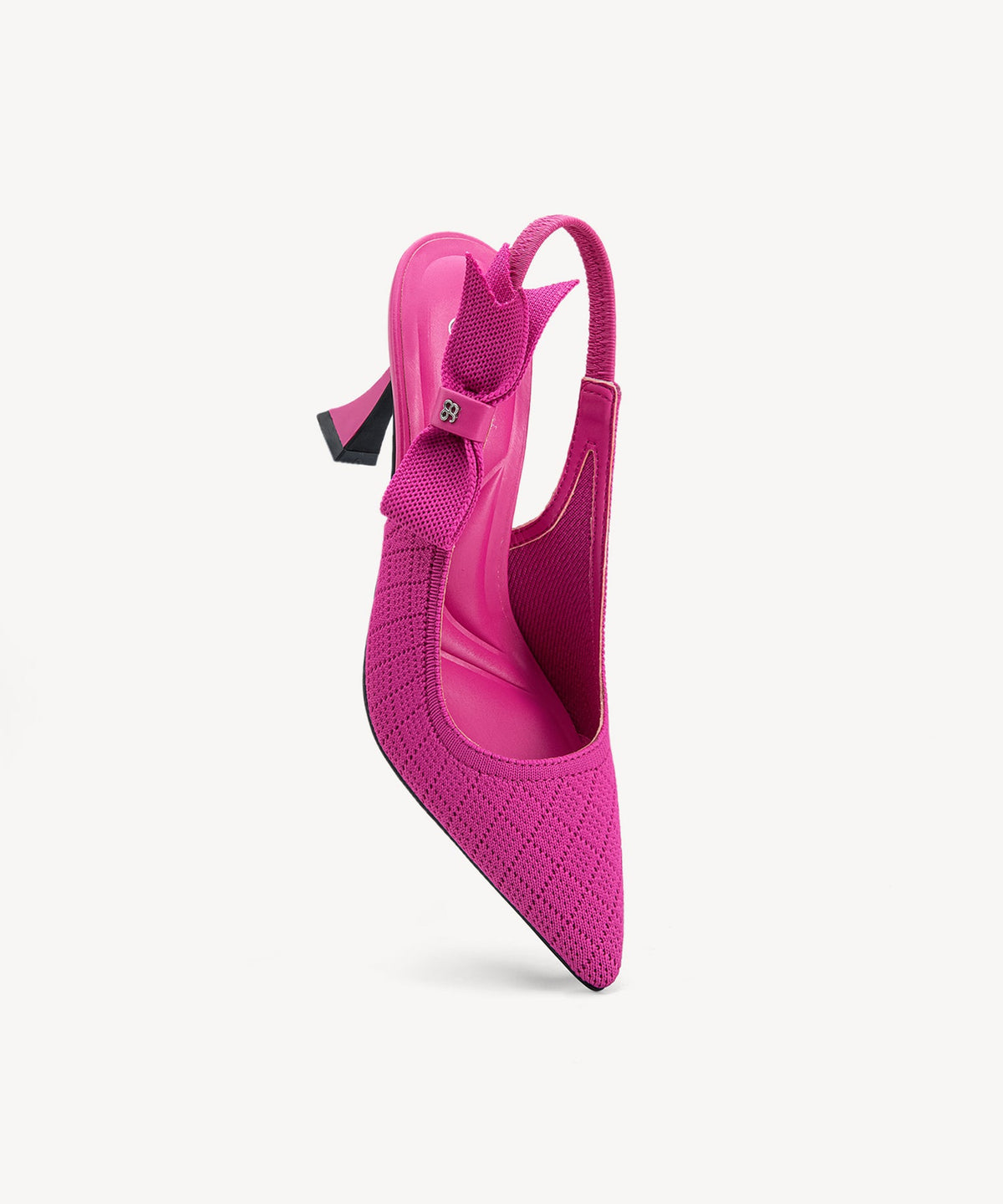 EverLush Bowknot Pointed Toe Heeled Slingback