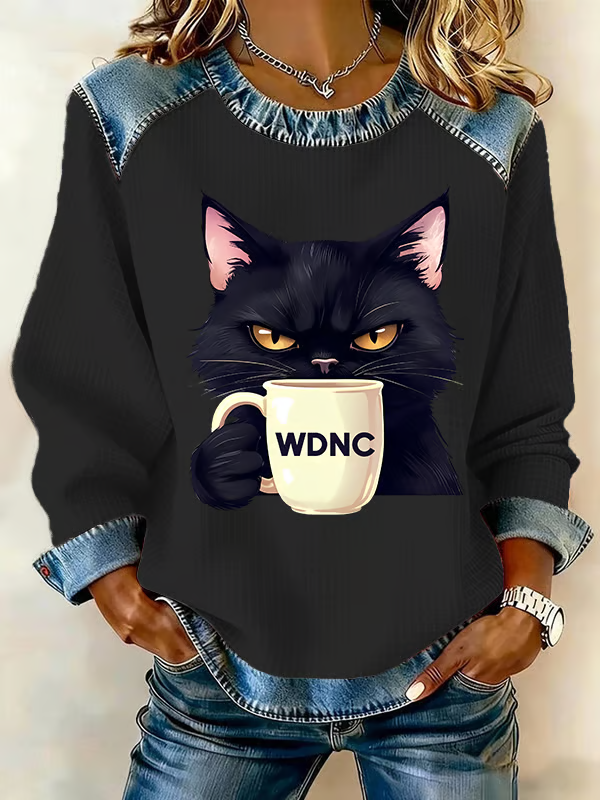 Women's  Retro Funny Proud Member Of Club We Do Not Care Menopause Perimenopause Print  Sweatshirt