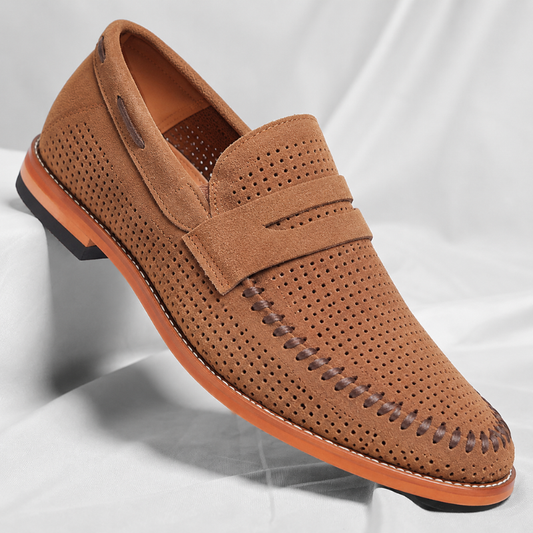 Firenze Suede Penny Loafers