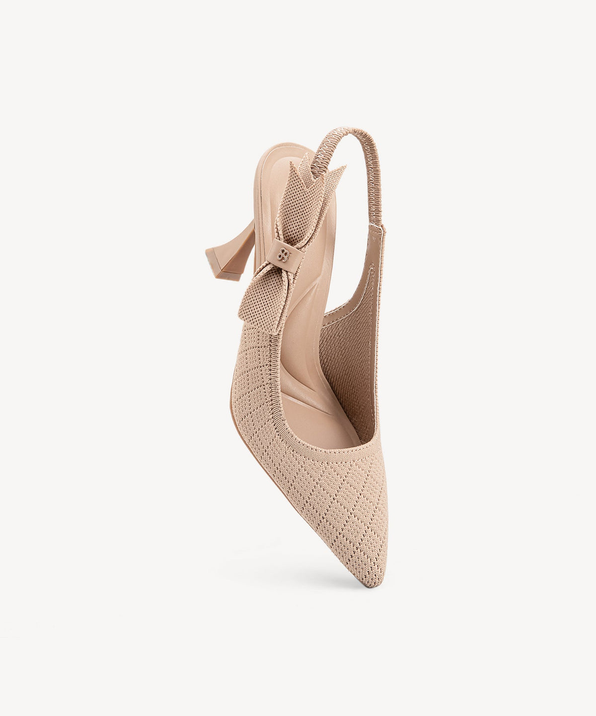 EverLush Bowknot Pointed Toe Heeled Slingback