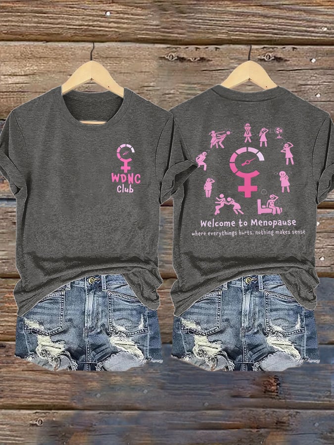 Women's WDNC Menopause and Perimenopause Print T-Shirt
