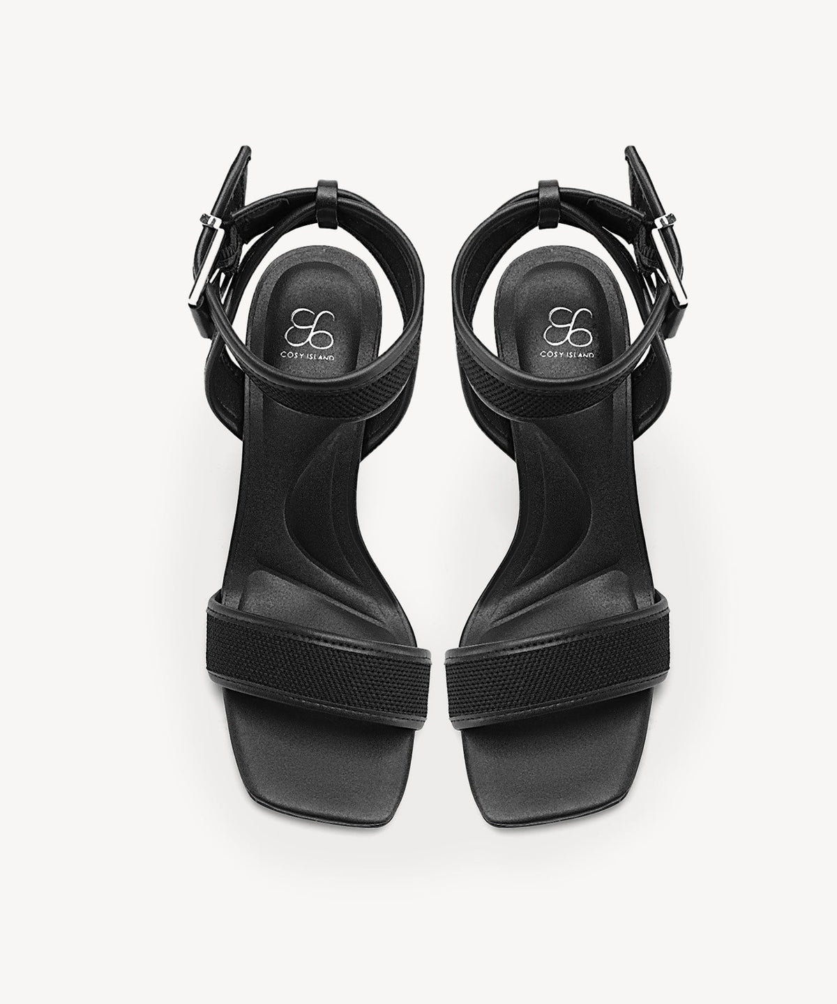 ComfyStrap Ankle Heeled Sandal