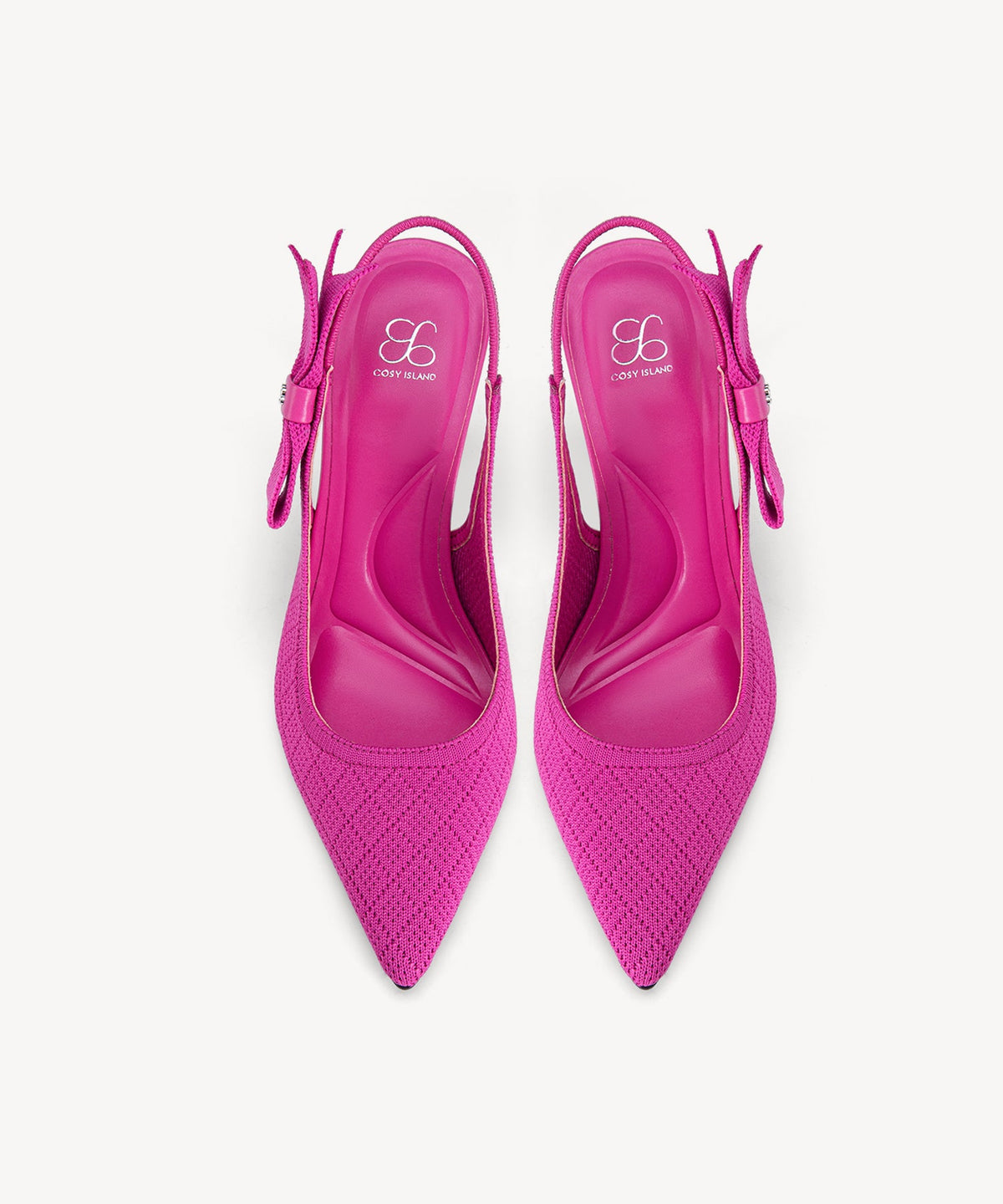 EverLush Bowknot Pointed Toe Heeled Slingback
