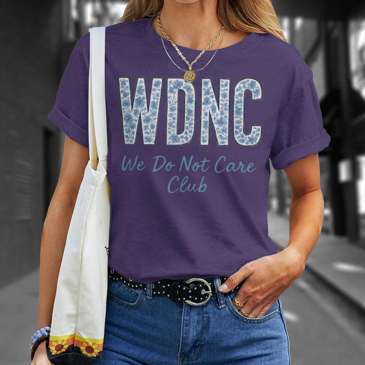Women's Wdnc We Do Not Care Club T-Shirt
