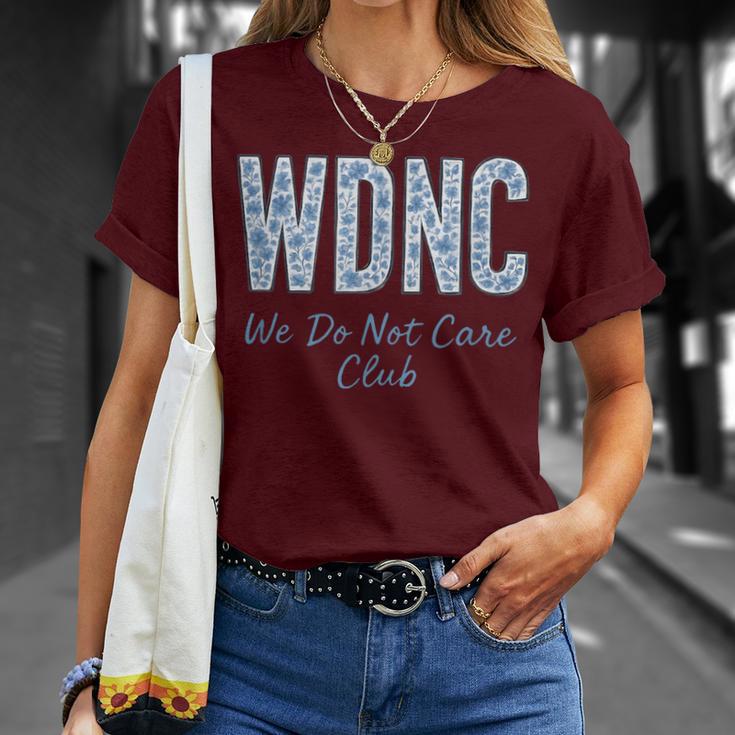 Women's Wdnc We Do Not Care Club T-Shirt
