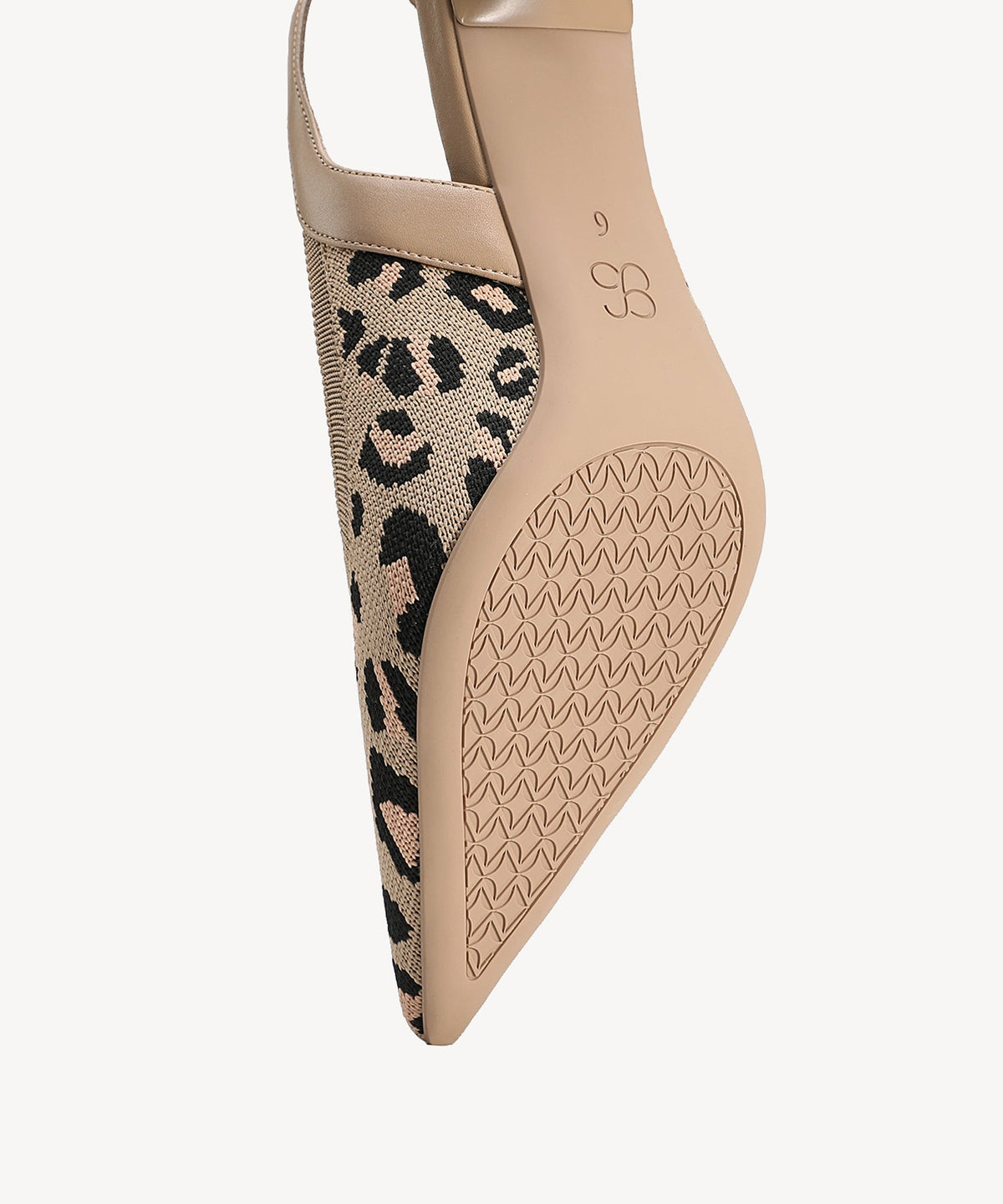 Elegant Ligne Pointed Toe Heeled Slingback